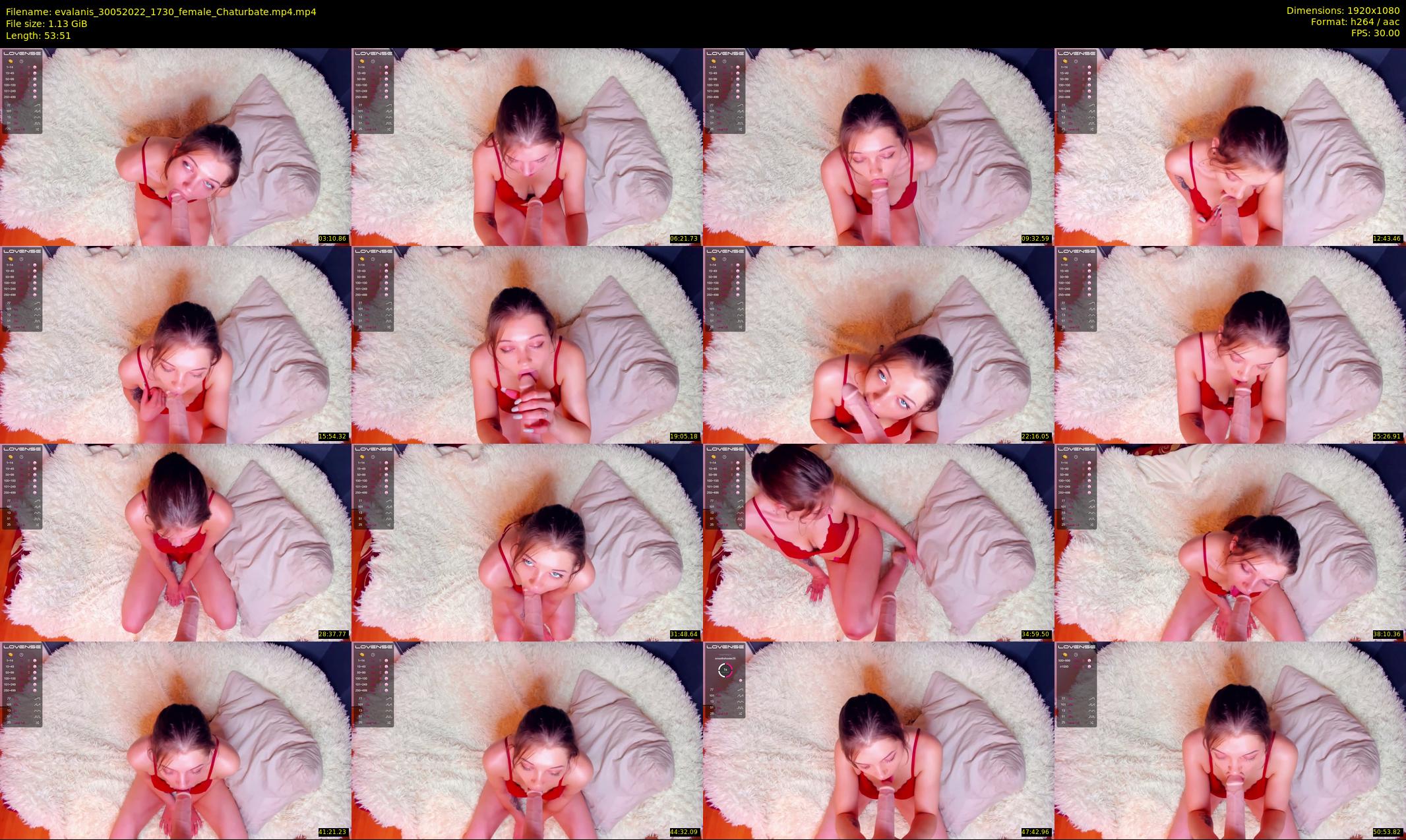evalanis — 54 minute Chaturbate couple cam show recording, 1080p, May 30, 2022