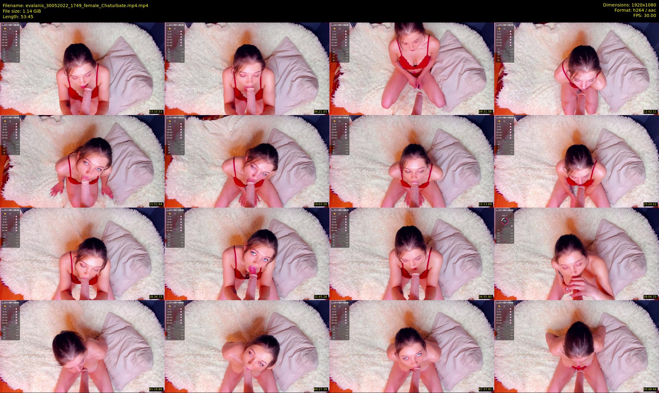 evalanis — 54 minute Chaturbate couple cam show recording, 1080p, May 30, 2022