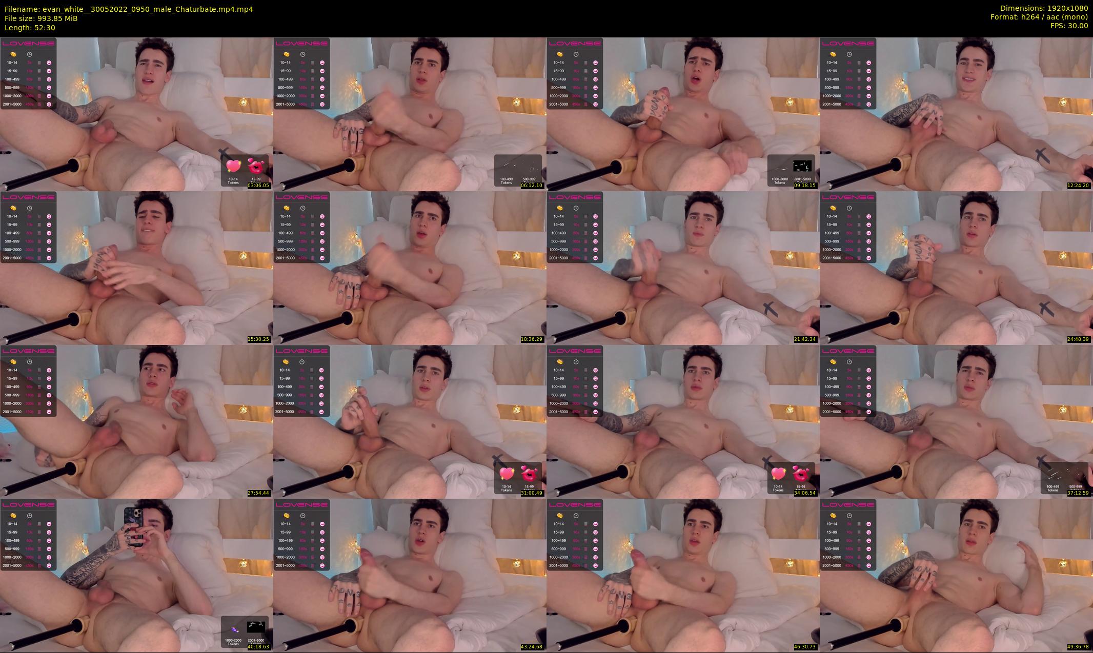 evan_white_ — 53 minute Chaturbate male cam show recording, 1080p, May 30, 2022
