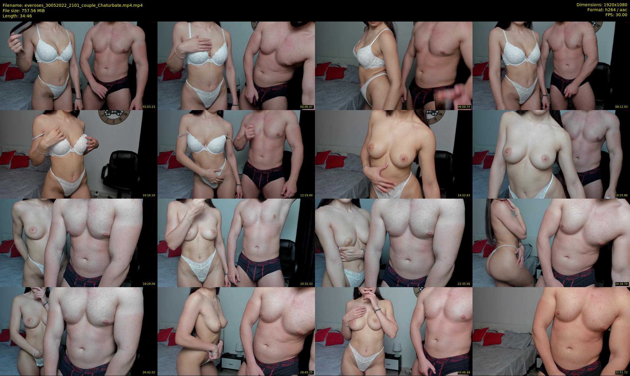 everoses — 35 minute Chaturbate couple cam show recording, 1080p, May 30, 2022