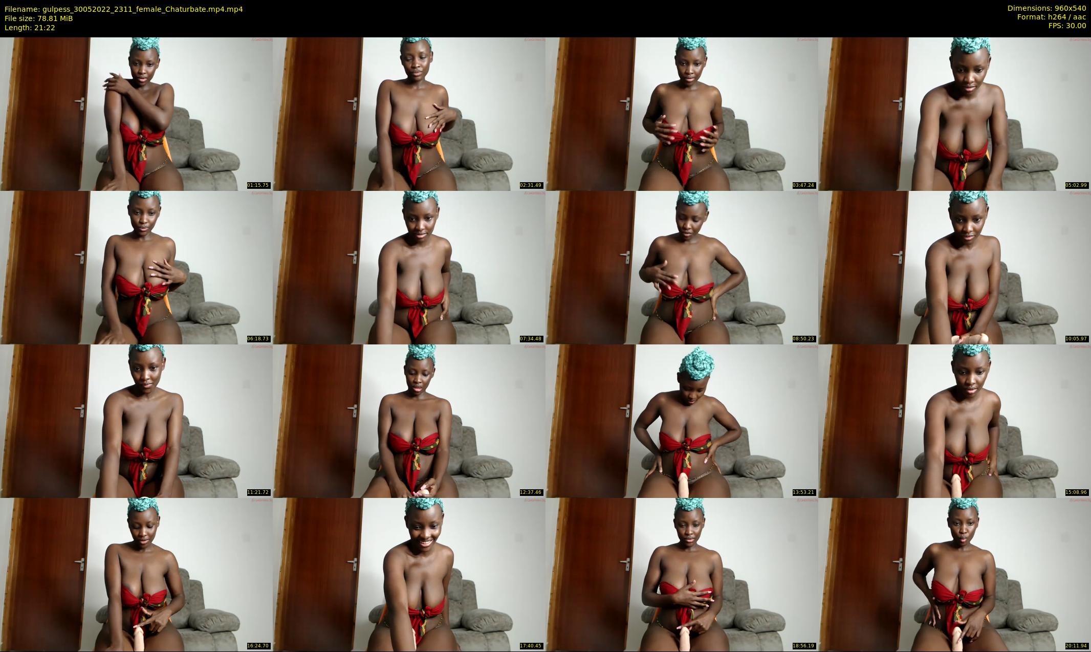 gulpess — 22 minute Chaturbate female cam show recording, 480p, May 30, 2022