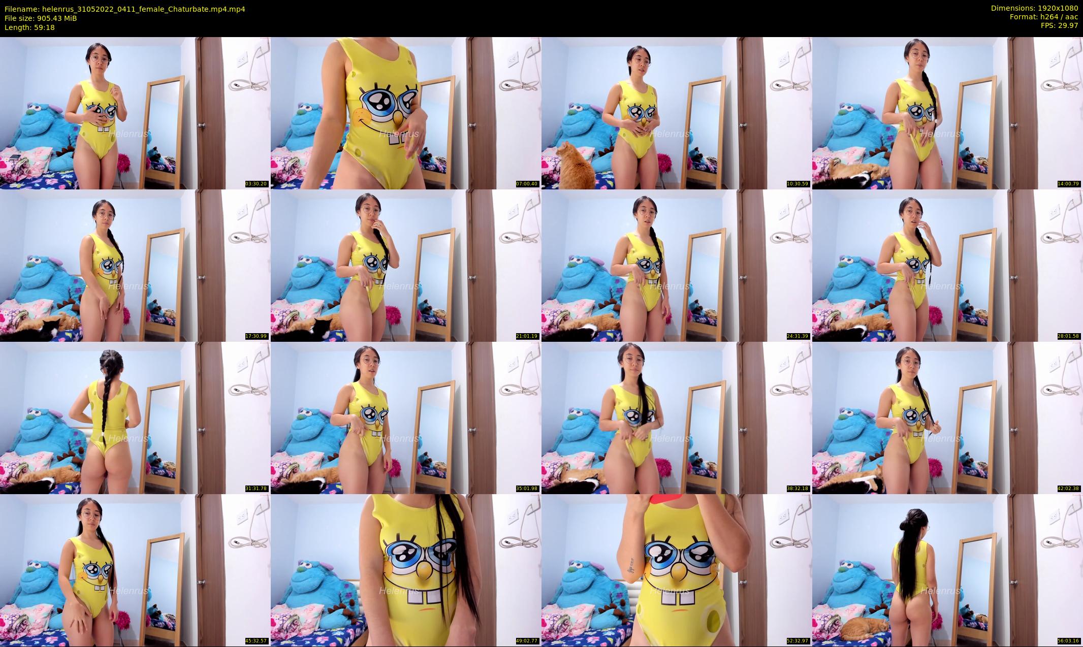 helenrus — 60 minute Chaturbate female cam show recording, 1080p, May 31, 2022