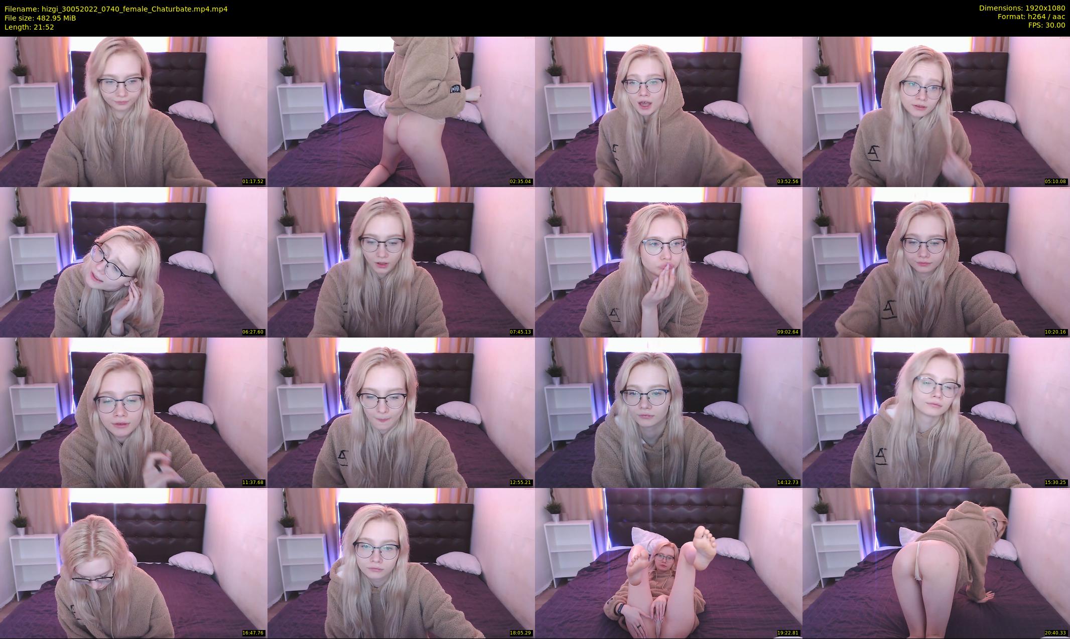 hizgi — 22 minute Chaturbate couple cam show recording, 1080p, May 30, 2022