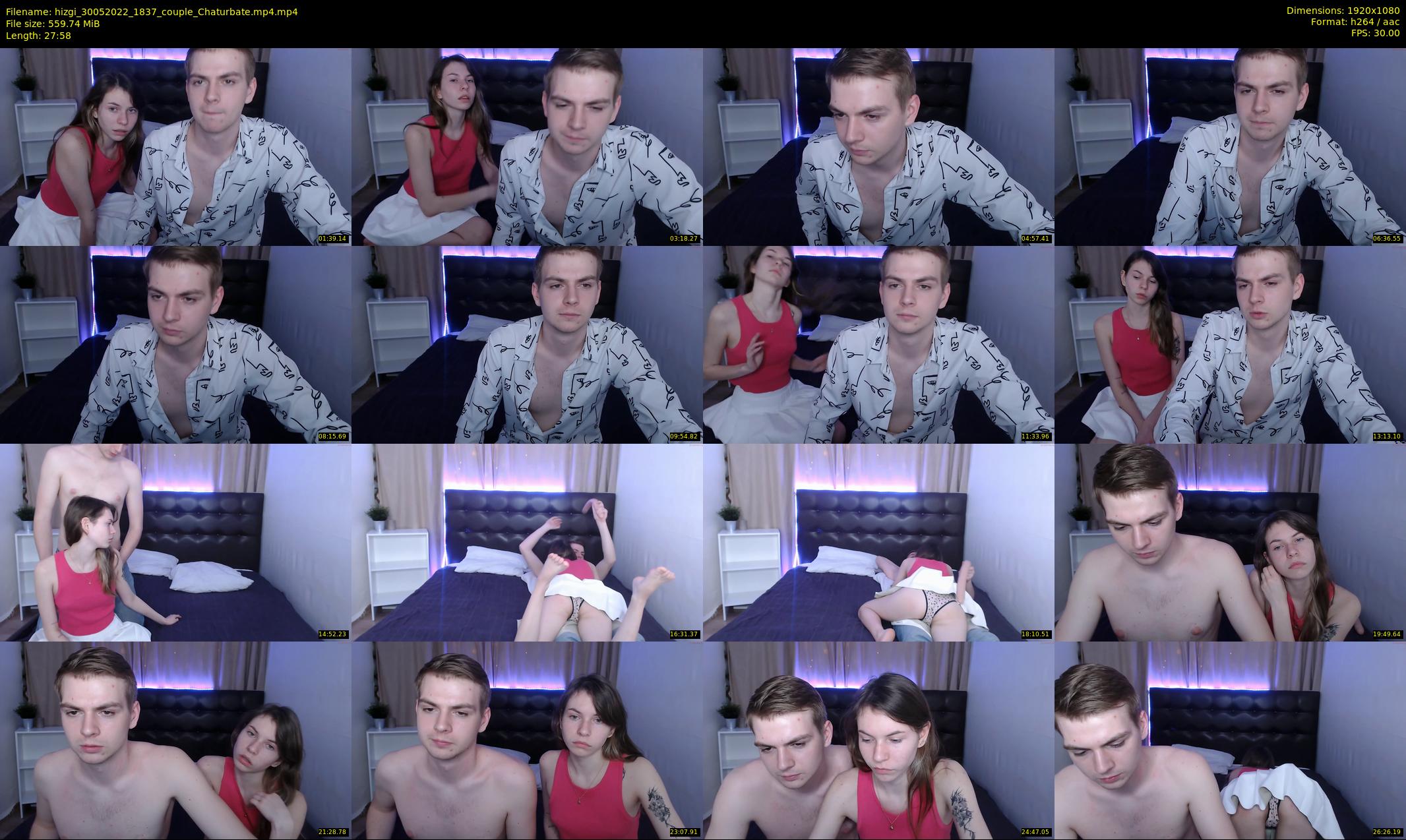 hizgi — 28 minute Chaturbate couple cam show recording, 1080p, May 30, 2022