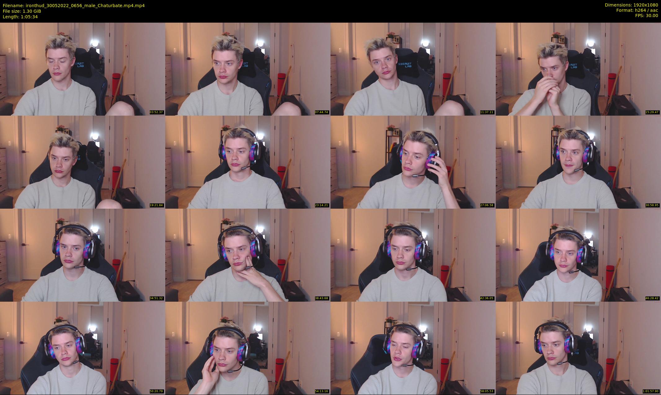 ironthud — 66 minute Chaturbate male cam show recording, 1080p, May 30, 2022