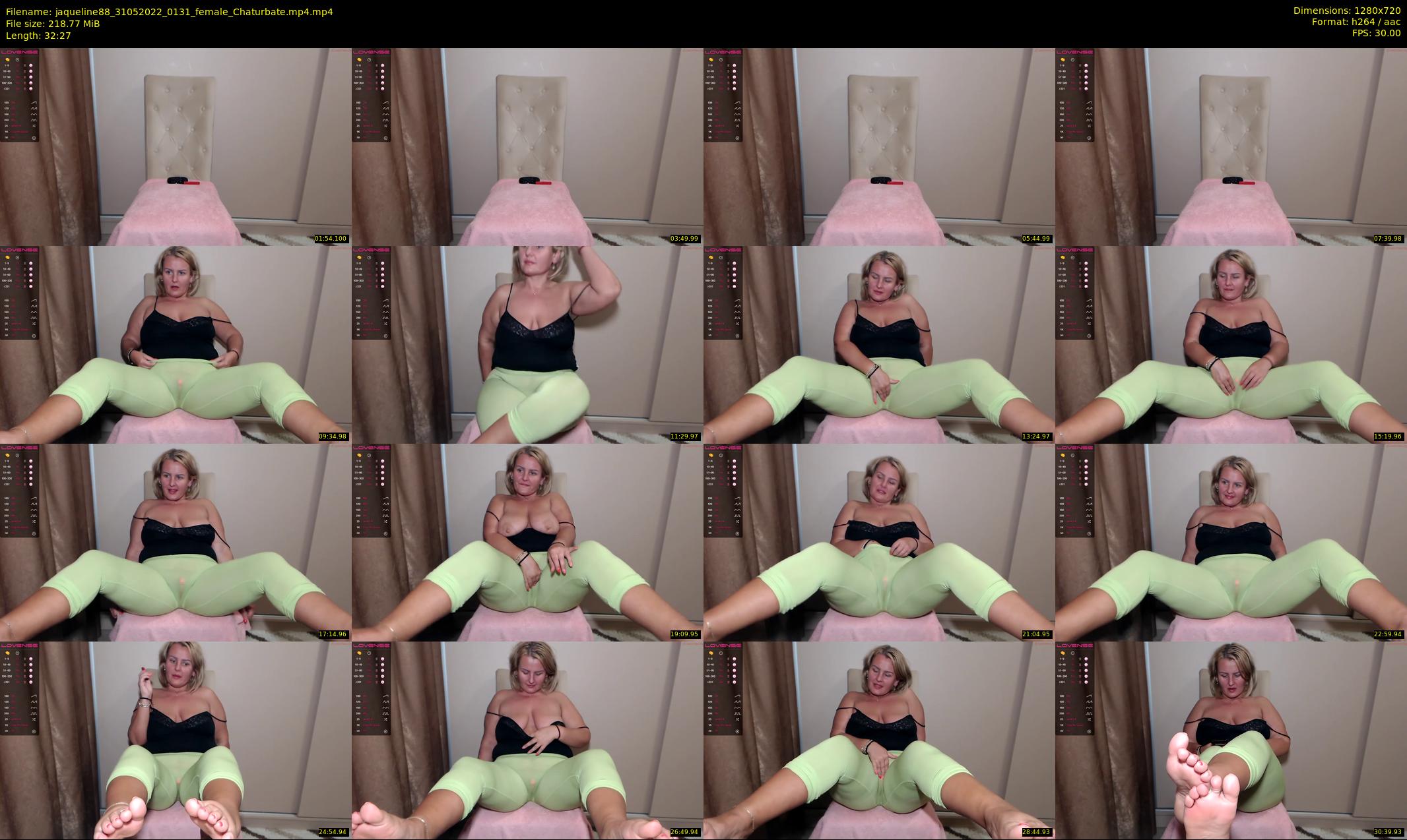 jaqueline88 — 33 minute Chaturbate female cam show recording, 720p, May 31, 2022
