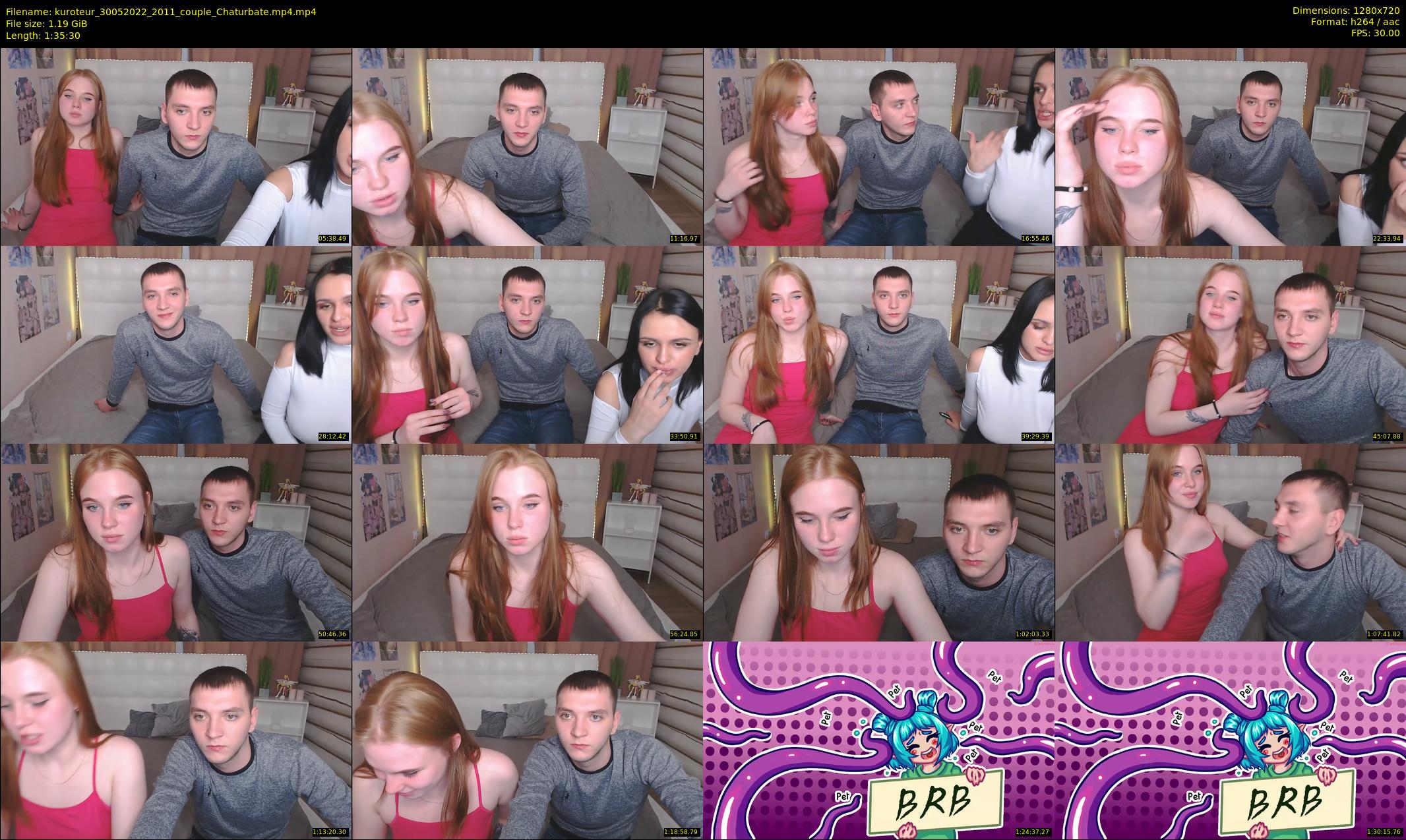 kuroteur — 96 minute Chaturbate couple cam show recording, 720p, May 30, 2022