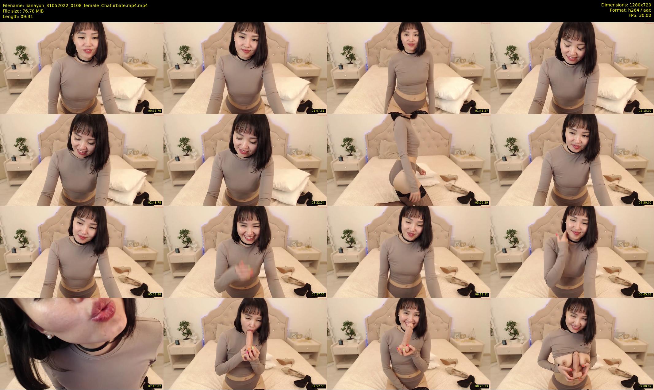 lianayun — 10 minute Chaturbate female cam show recording, 720p, May 31, 2022