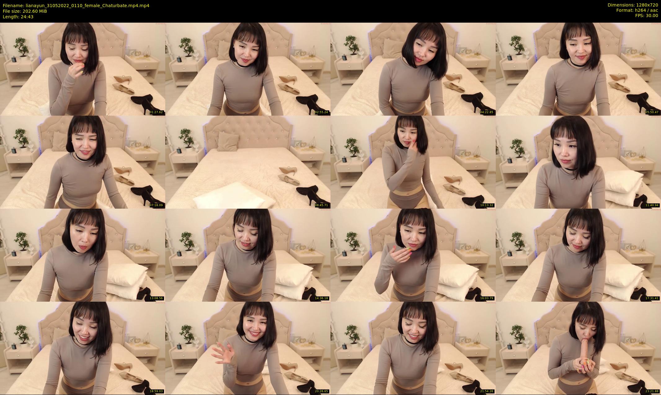 lianayun — 25 minute Chaturbate female cam show recording, 720p, May 31, 2022