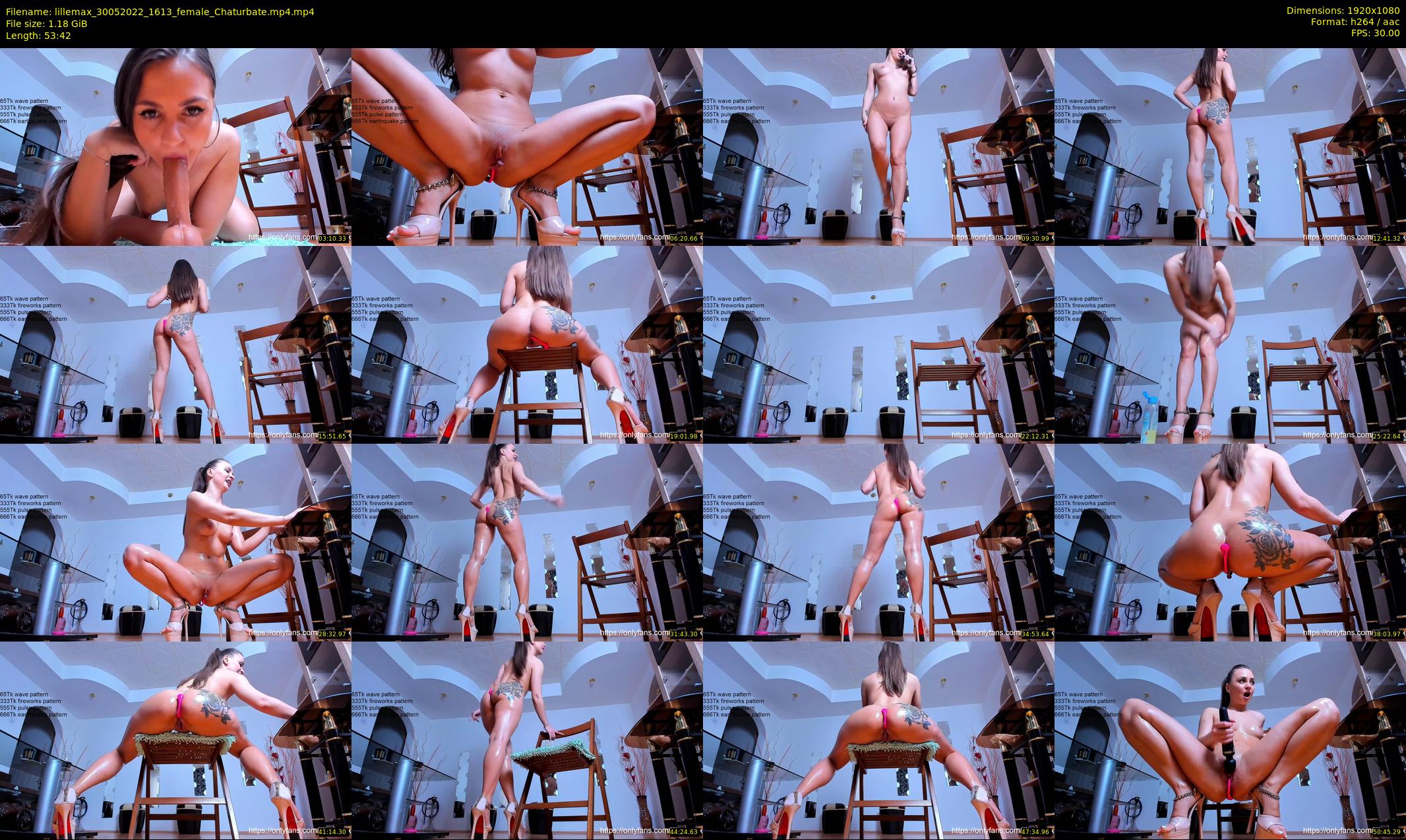 lillemax — 54 minute Chaturbate female cam show recording, 1080p, May 30, 2022