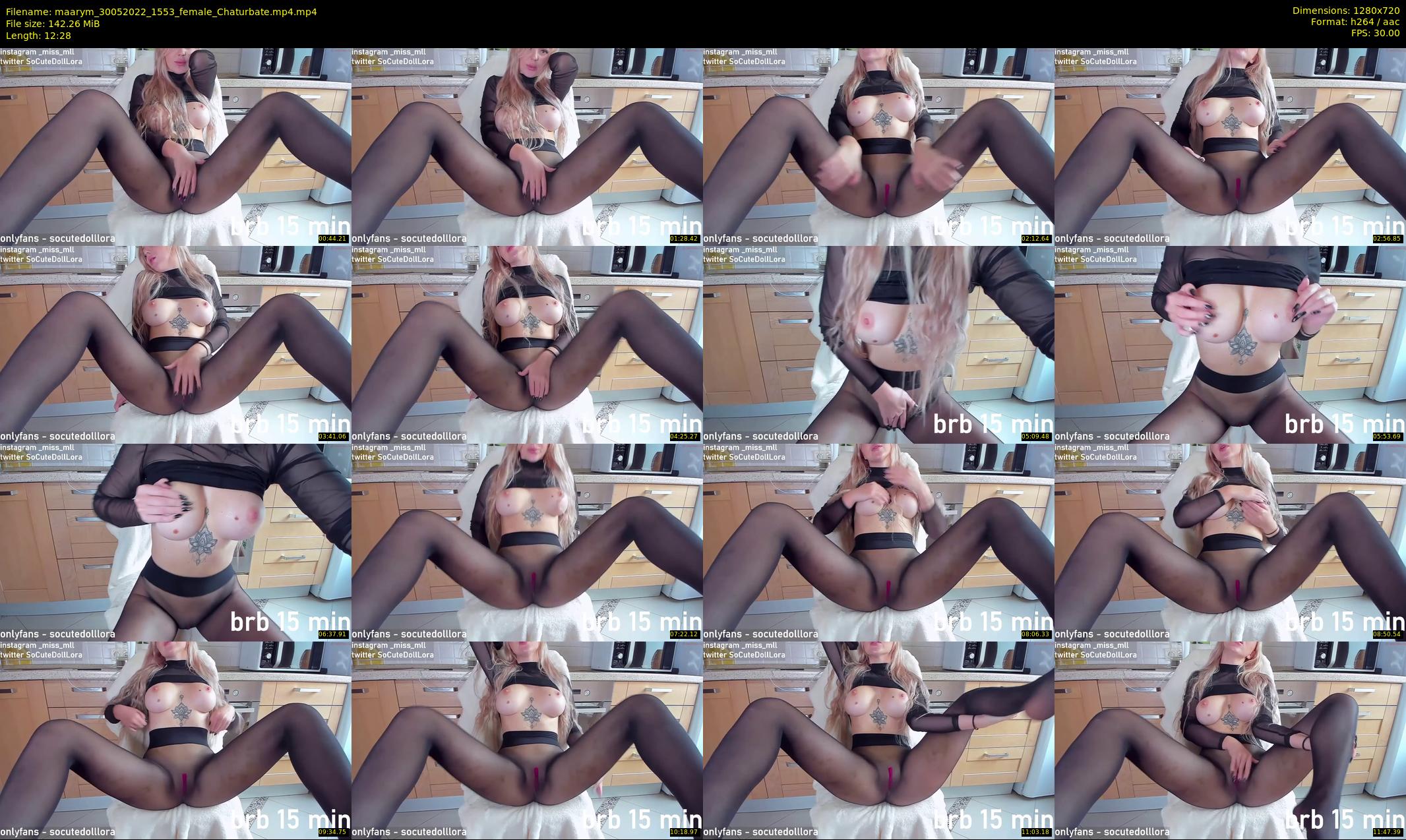 maarym — 13 minute Chaturbate couple cam show recording, 720p, May 30, 2022