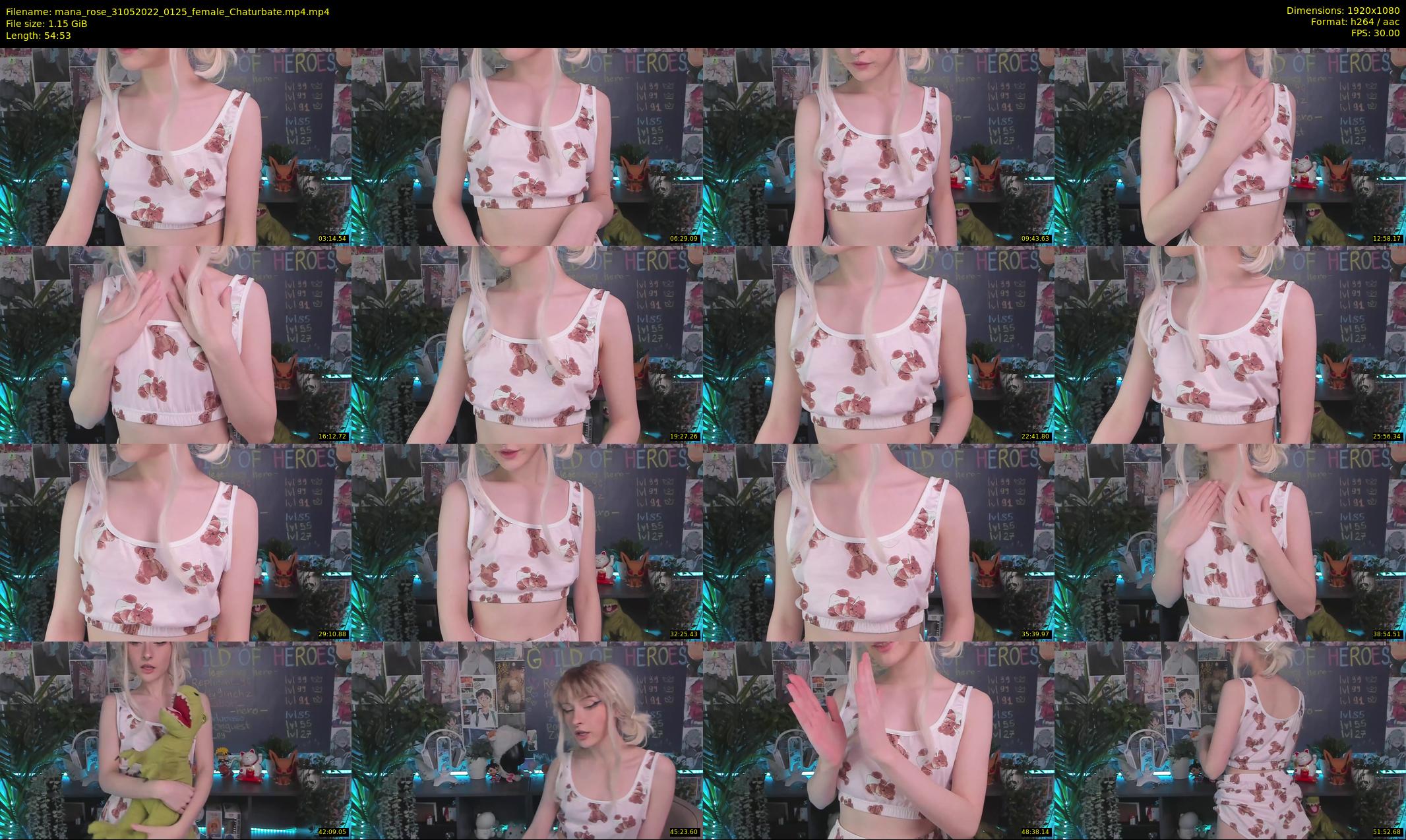 mana_rose — 55 minute Chaturbate female cam show recording, 1080p, May 31, 2022
