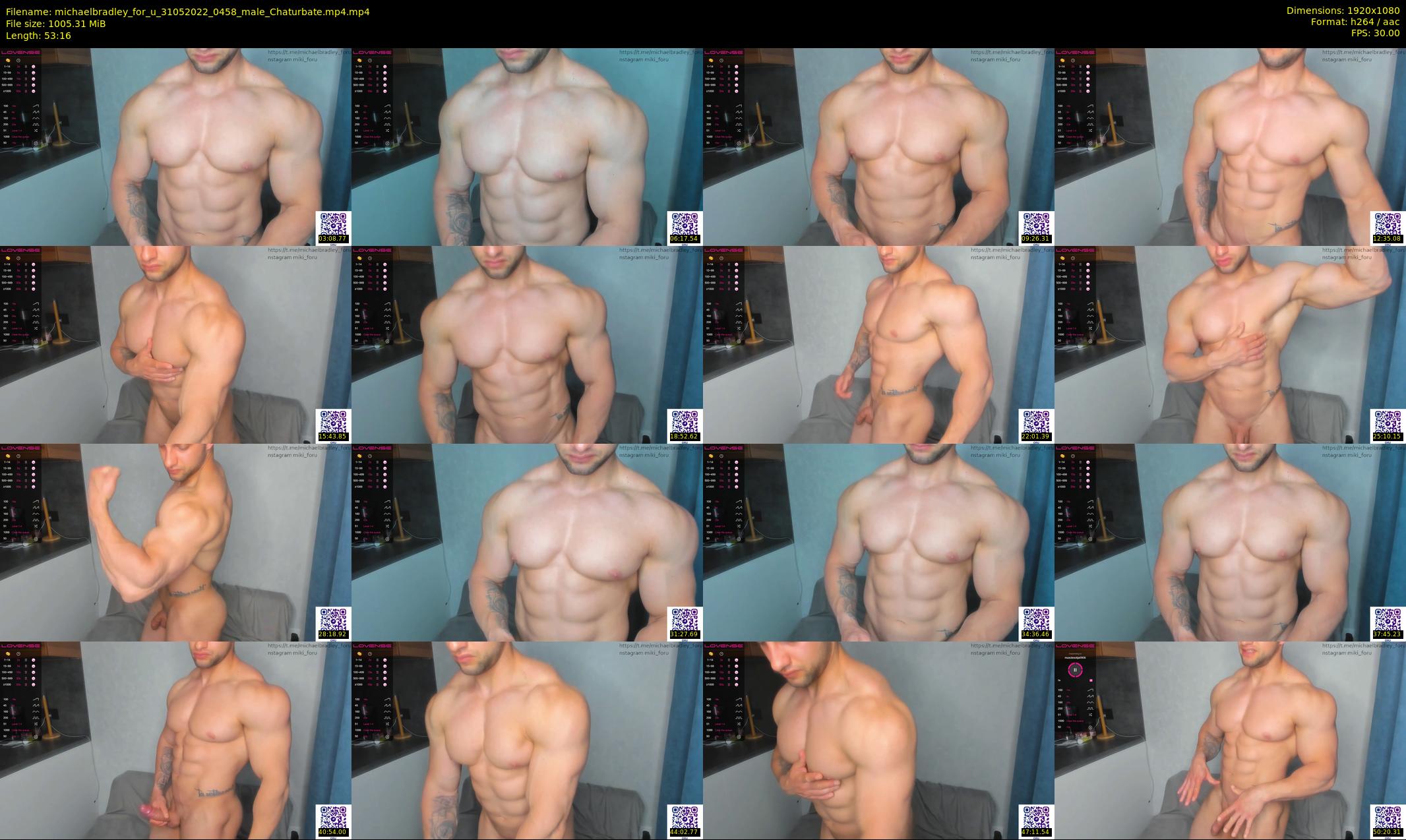 michaelbradley_for_u — 54 minute Chaturbate male cam show recording, 1080p, May 31, 2022