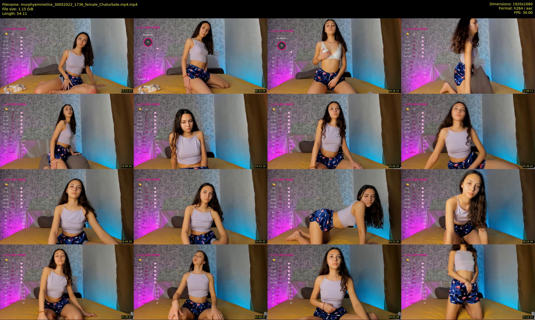 murphyemmeline — 55 minute Chaturbate female cam show recording, 1080p, May 30, 2022