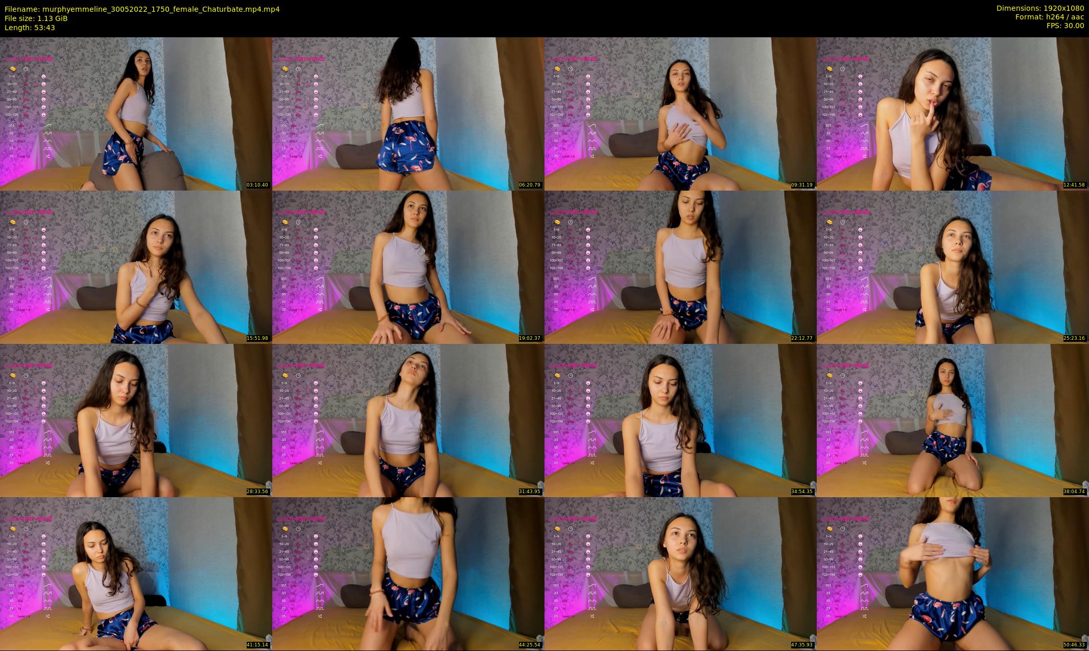 murphyemmeline — 54 minute Chaturbate female cam show recording, 1080p, May 30, 2022
