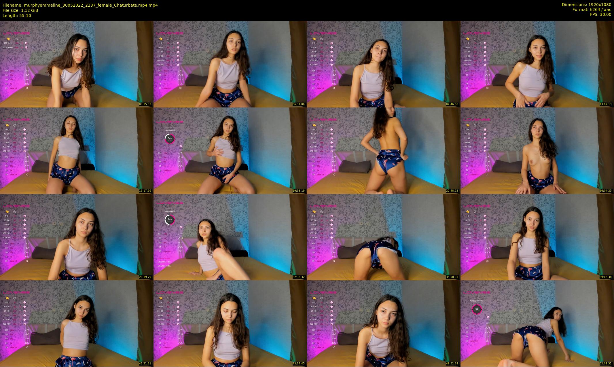 murphyemmeline — 56 minute Chaturbate female cam show recording, 1080p, May 30, 2022