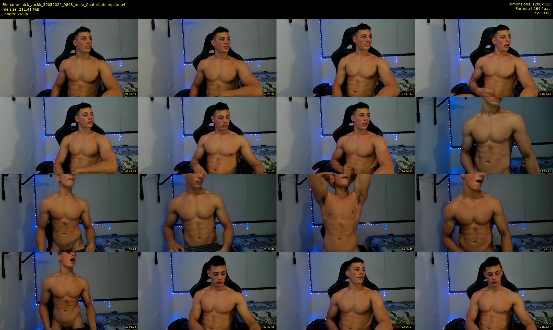 nick_zackk — 27 minute Chaturbate male cam show recording, 720p, May 30, 2022