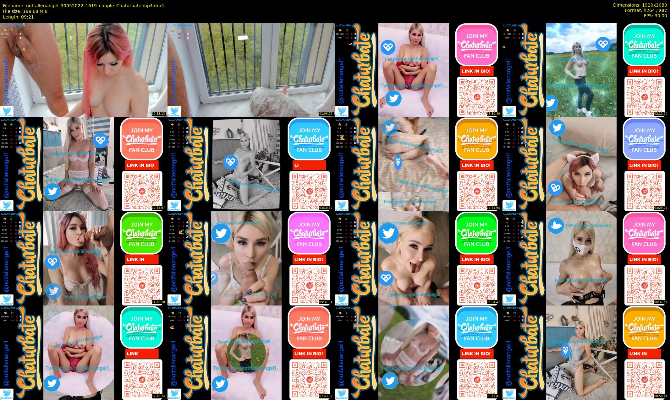 notfallenangel — 10 minute Chaturbate couple cam show recording, 1080p, May 30, 2022