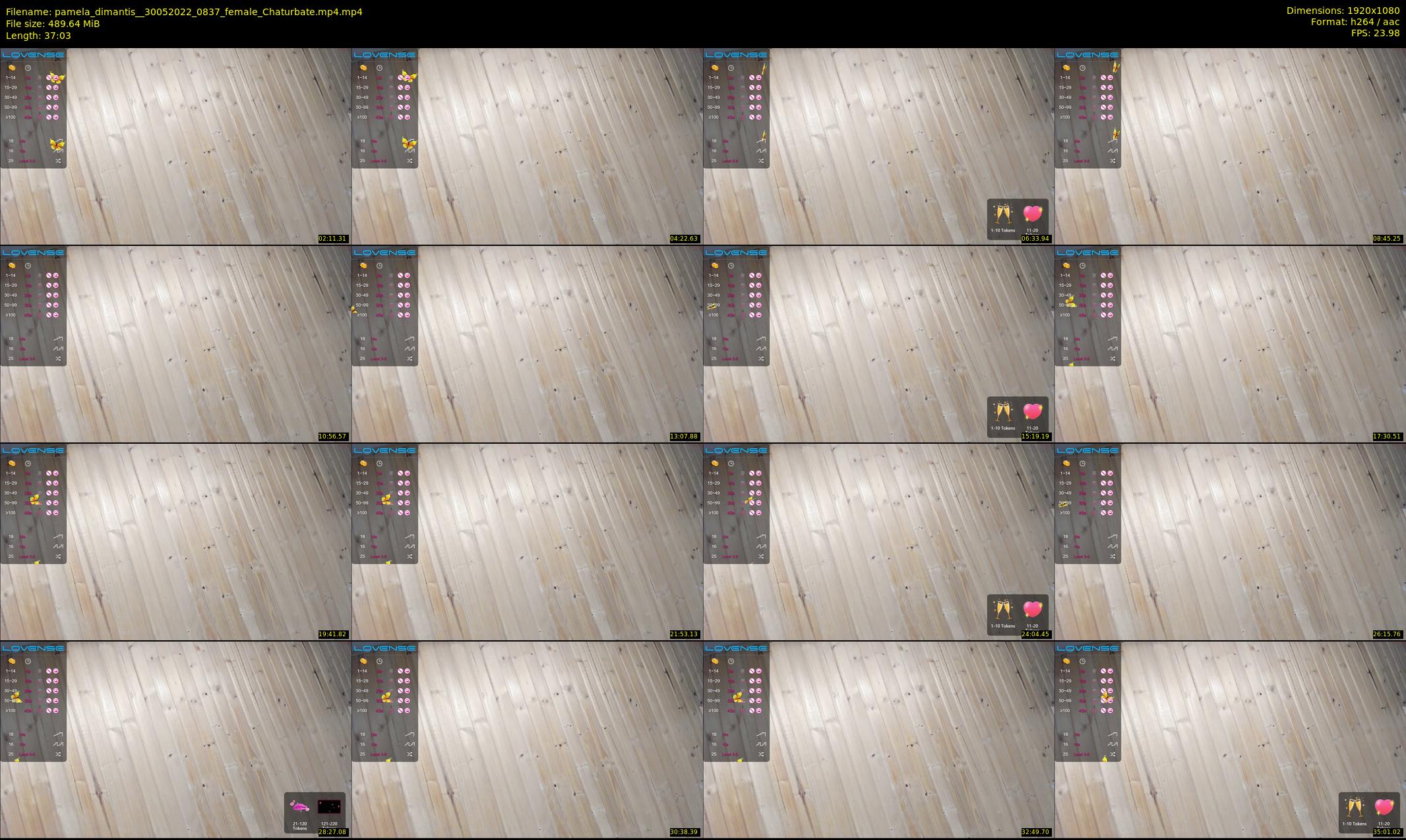 pamela_dimantis_ — 38 minute Chaturbate female cam show recording, 1080p, May 30, 2022