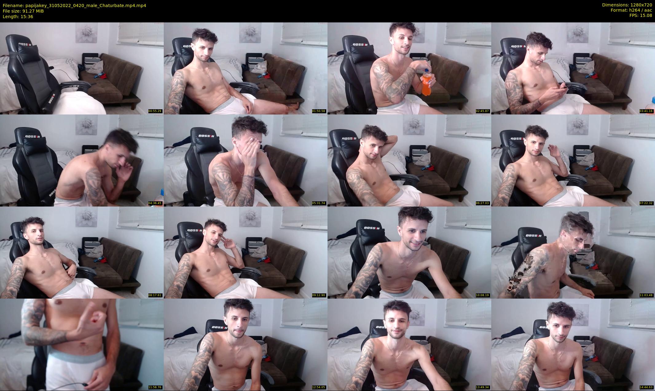 papijakey — 16 minute Chaturbate male cam show recording, 720p, May 31, 2022