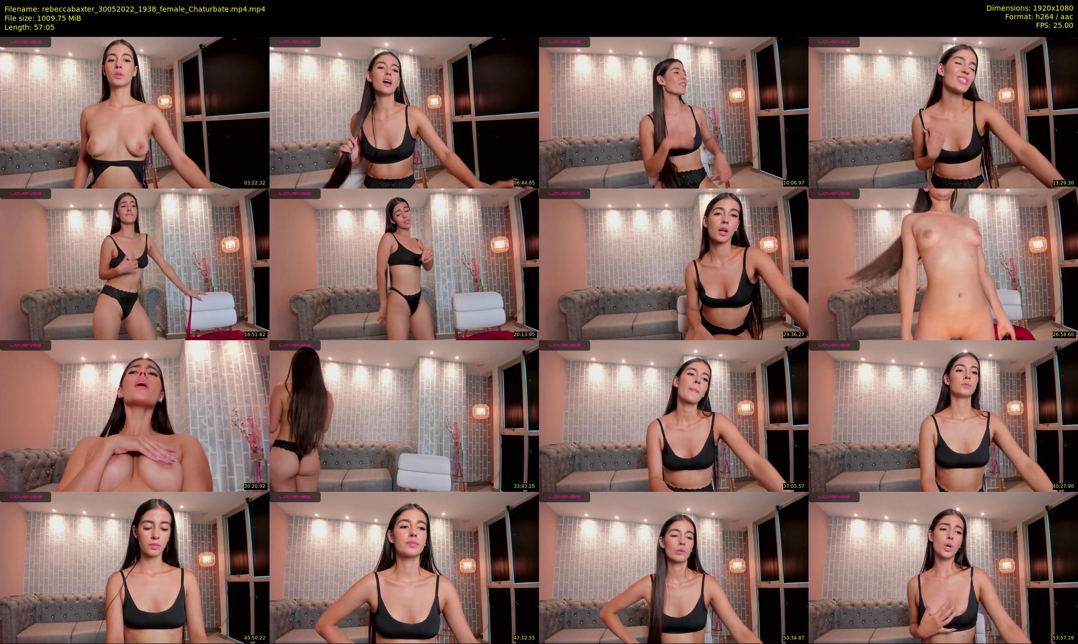 rebeccabaxter — 58 minute Chaturbate female cam show recording, 1080p, May 30, 2022