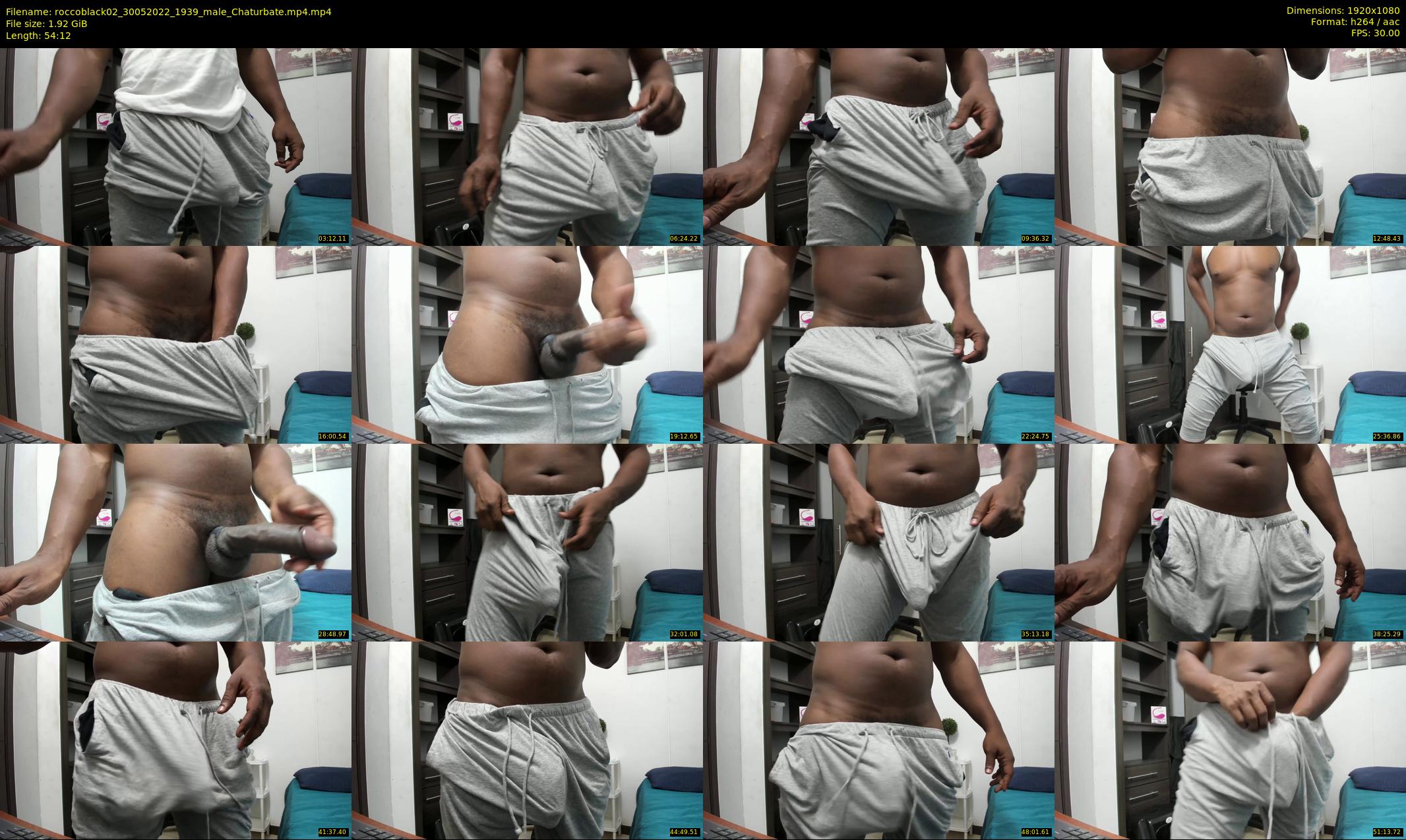 roccoblack02 — 55 minute Chaturbate male cam show recording, 1080p, May 30, 2022
