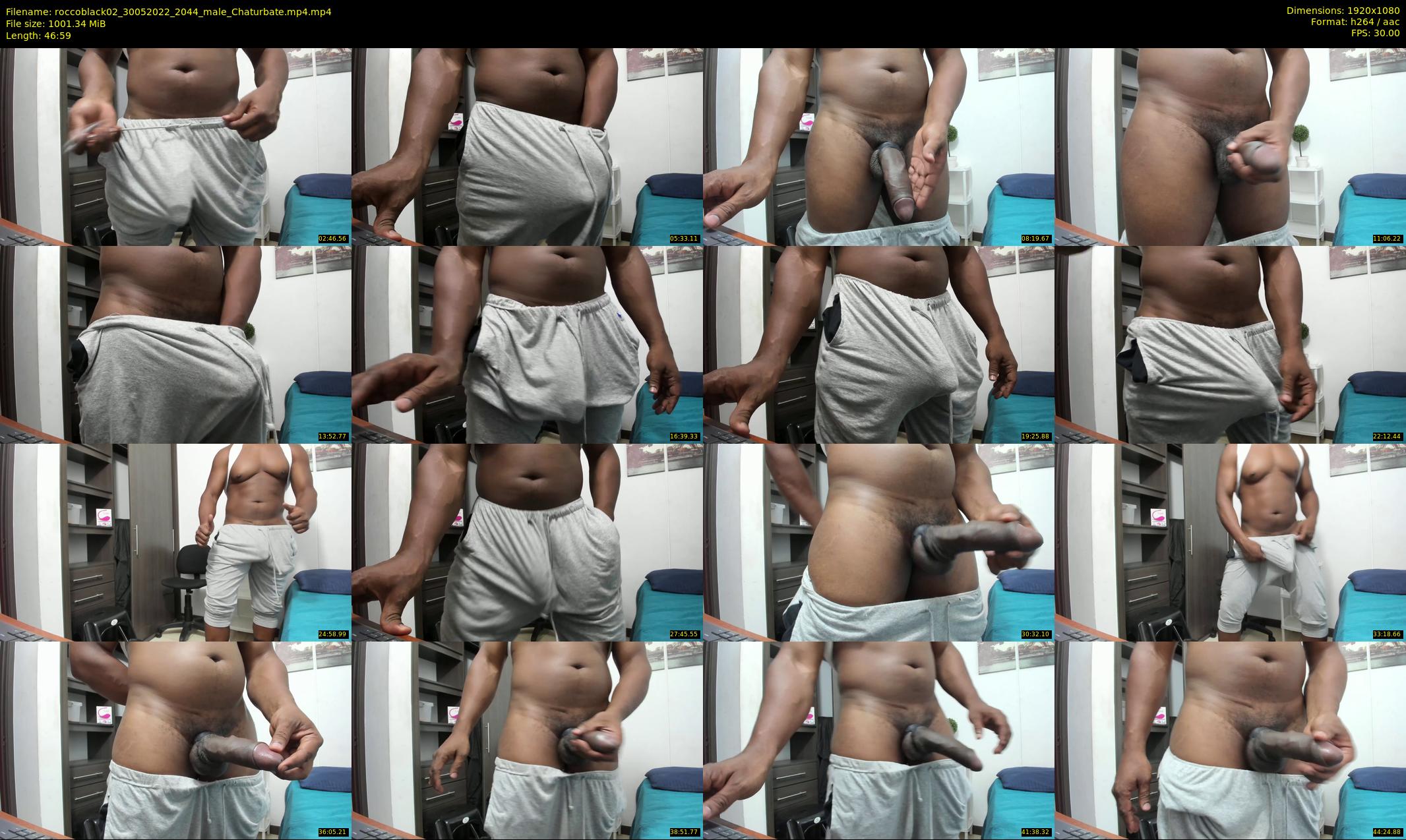 roccoblack02 — 47 minute Chaturbate male cam show recording, 1080p, May 30, 2022