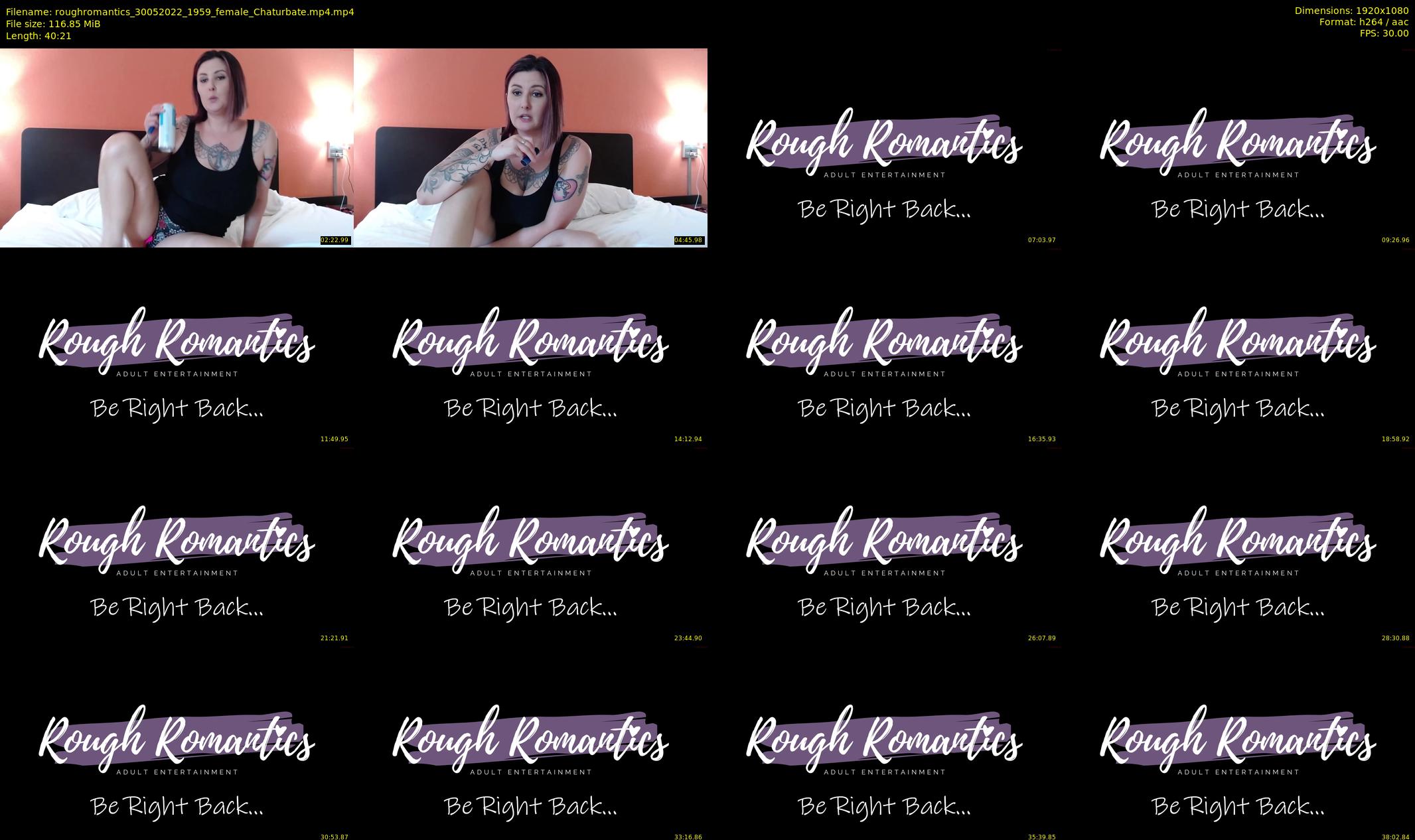 roughromantics — 41 minute Chaturbate couple cam show recording, 1080p, May 30, 2022