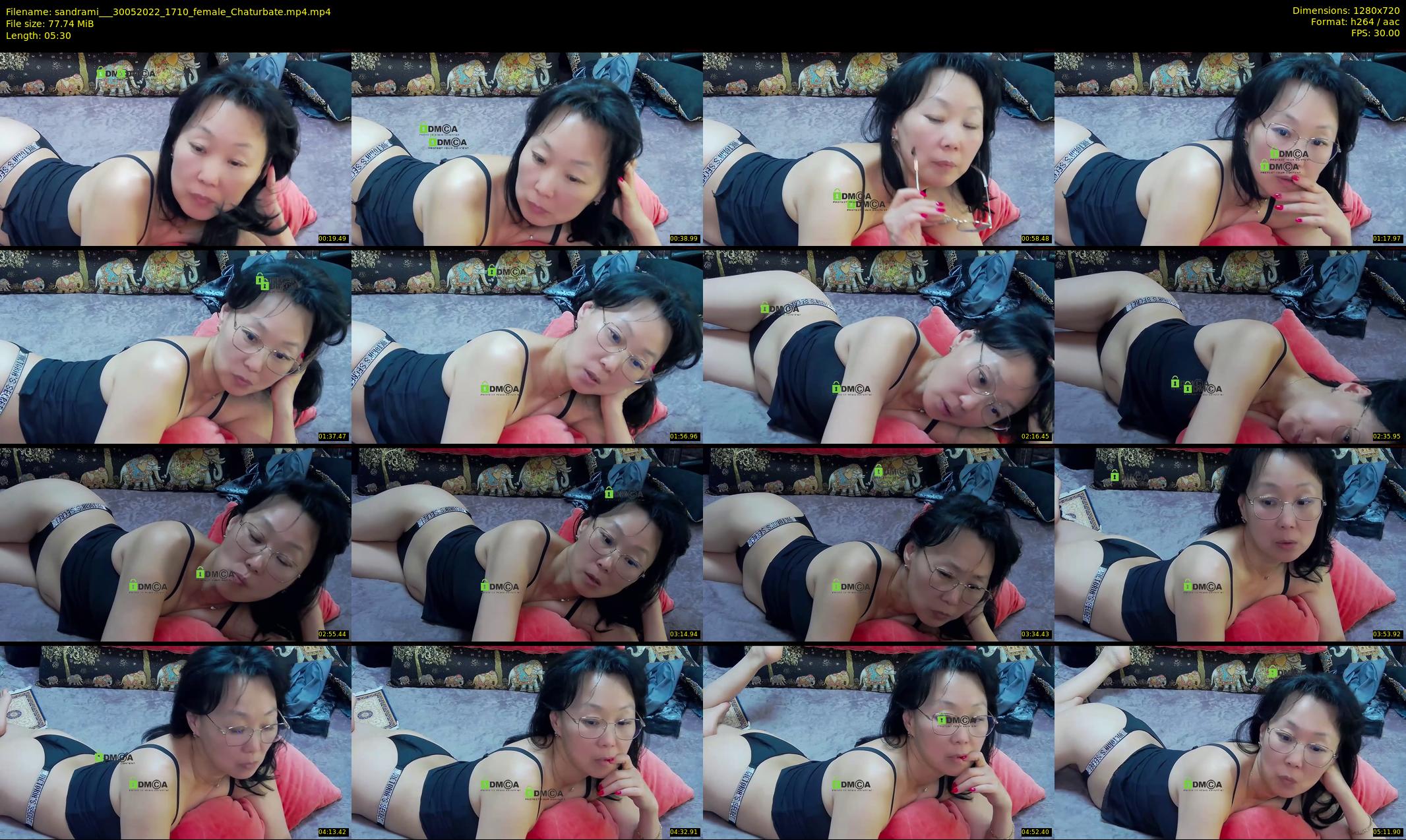 sandrami__ — 6 minute Chaturbate female cam show recording, 720p, May 30, 2022