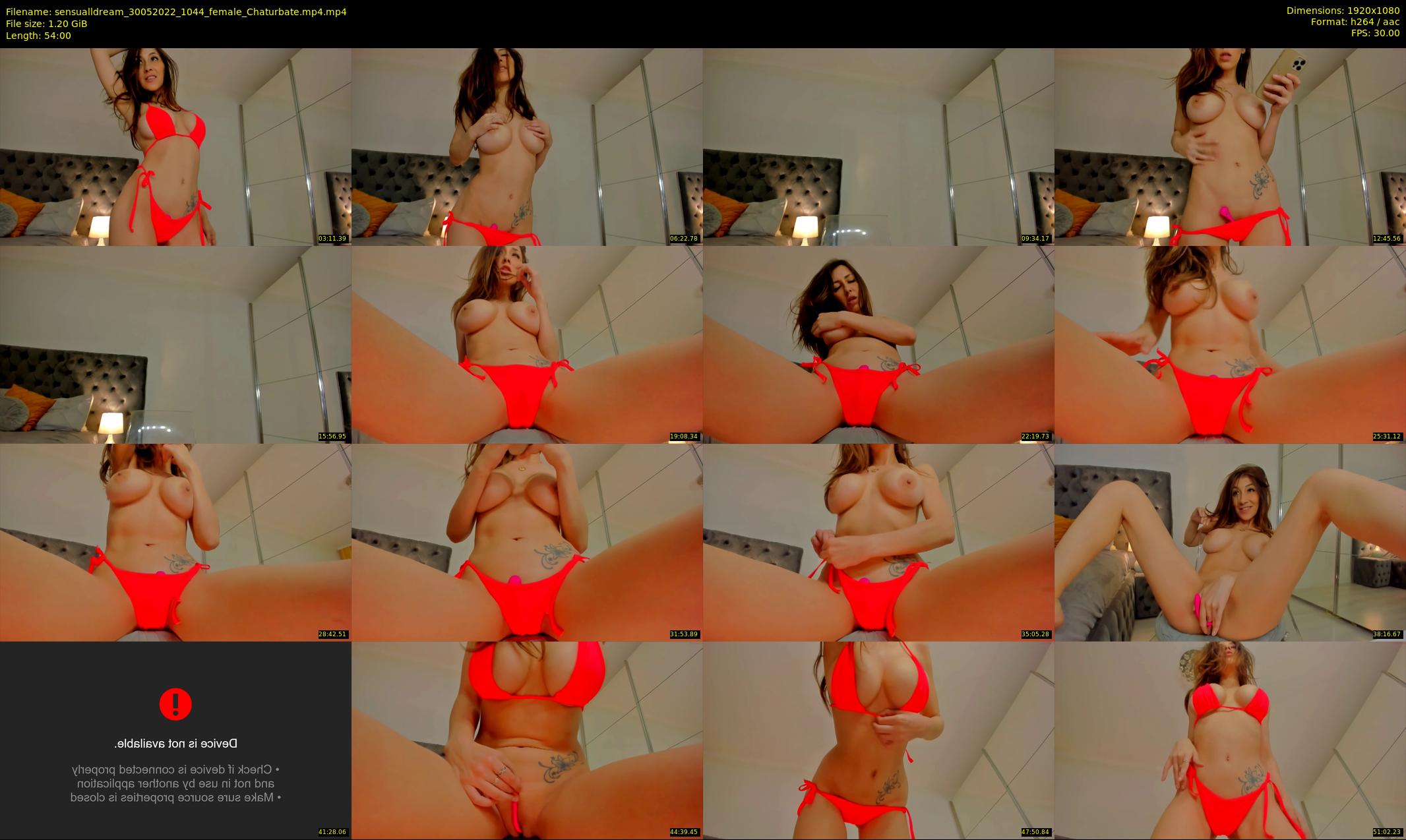 sensualldream — 54 minute Chaturbate female cam show recording, 1080p, May 30, 2022
