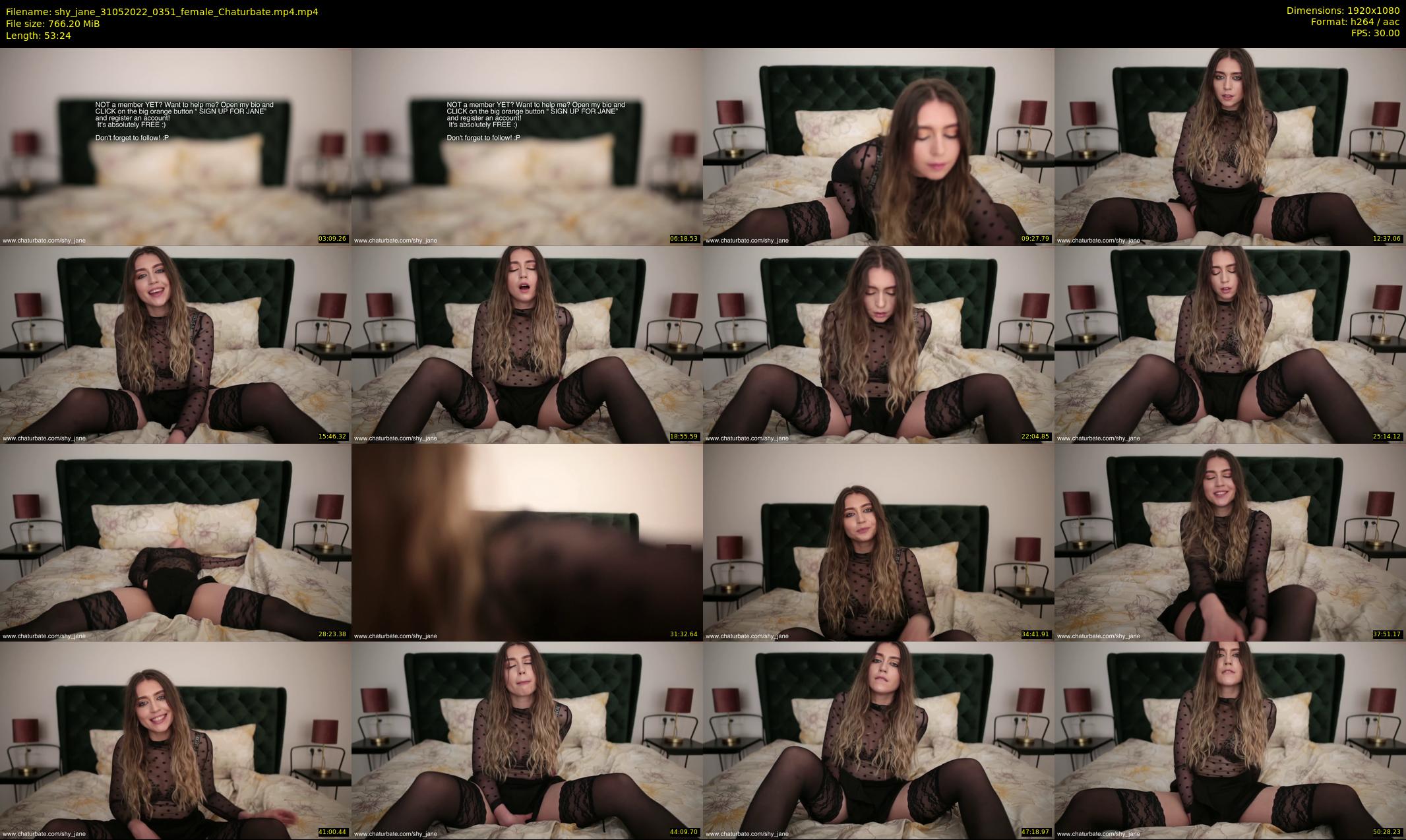 shy_jane — 54 minute Chaturbate female cam show recording, 1080p, May 31, 2022