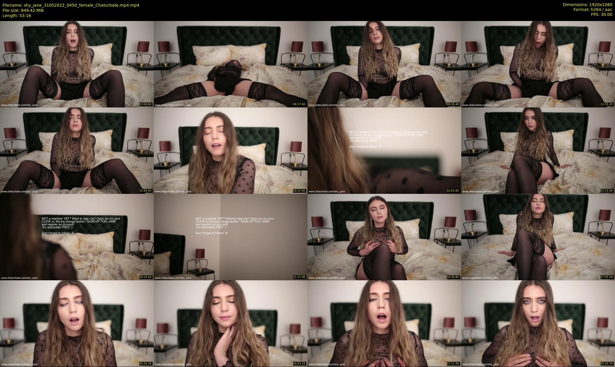 shy_jane — 54 minute Chaturbate female cam show recording, 1080p, May 31, 2022