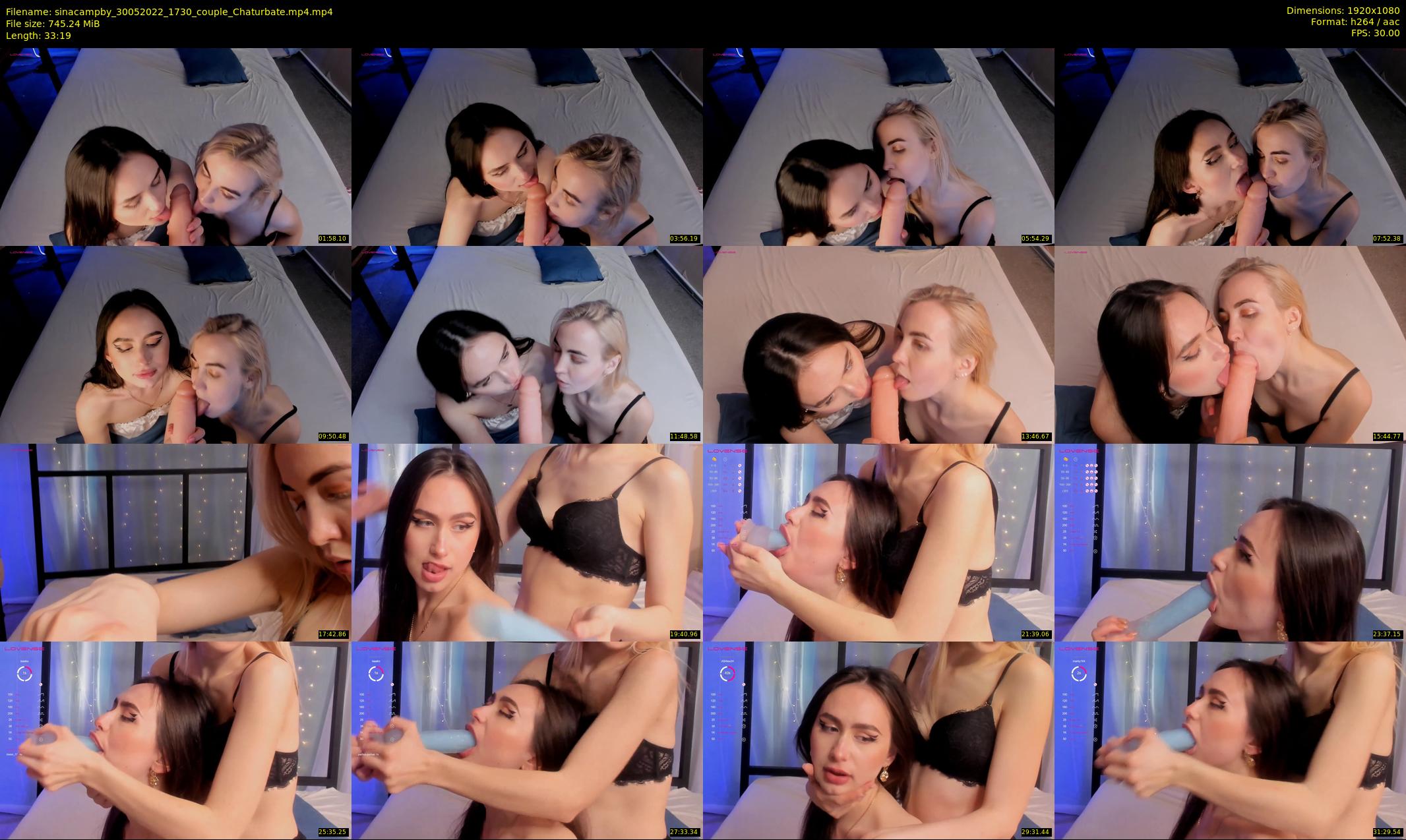 sinacampby — 34 minute Chaturbate couple cam show recording, 1080p, May 30, 2022