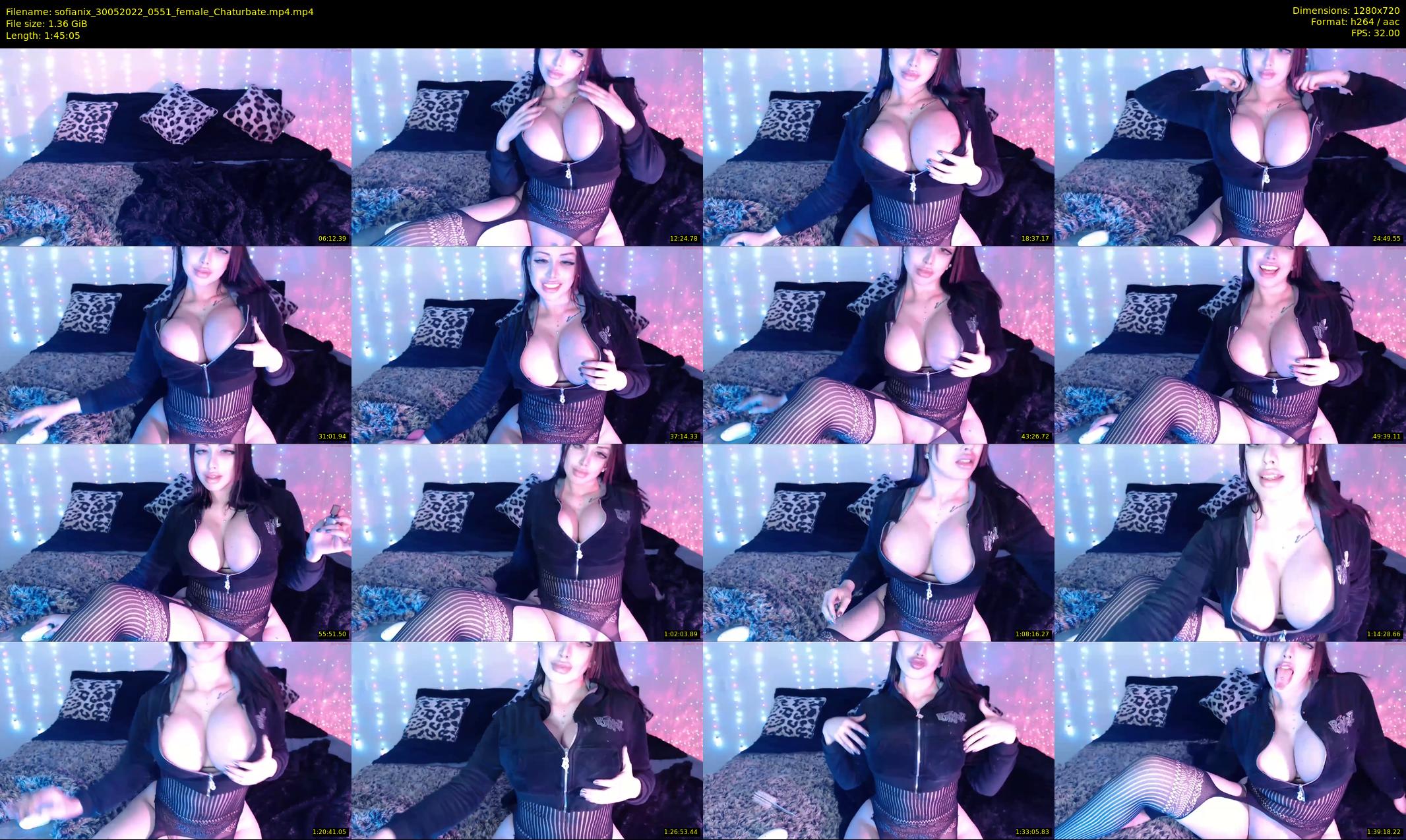 sofianix — 106 minute Chaturbate female cam show recording, 720p, May 30, 2022