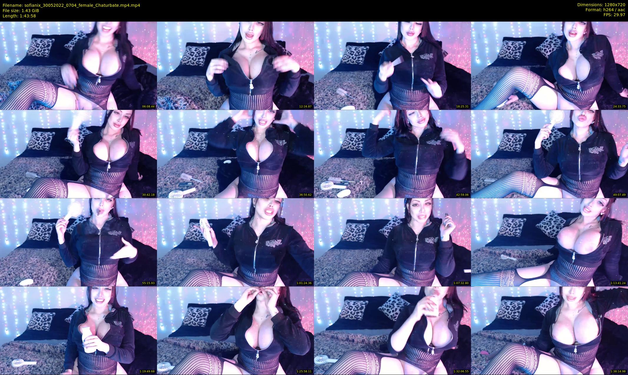 sofianix — 104 minute Chaturbate female cam show recording, 720p, May 30, 2022