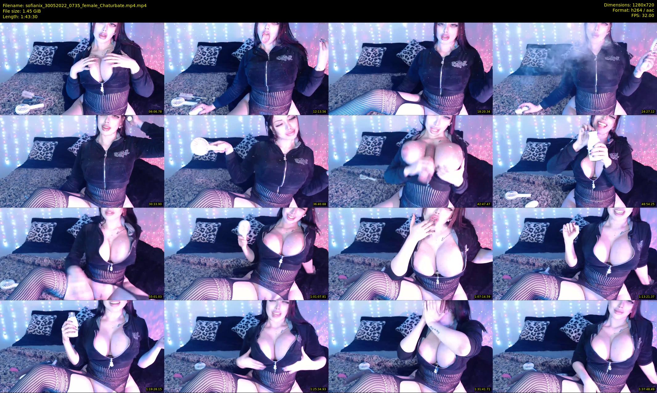 sofianix — 104 minute Chaturbate female cam show recording, 720p, May 30, 2022