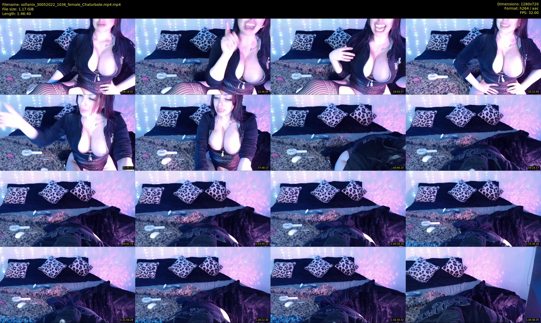 sofianix — 107 minute Chaturbate female cam show recording, 720p, May 30, 2022