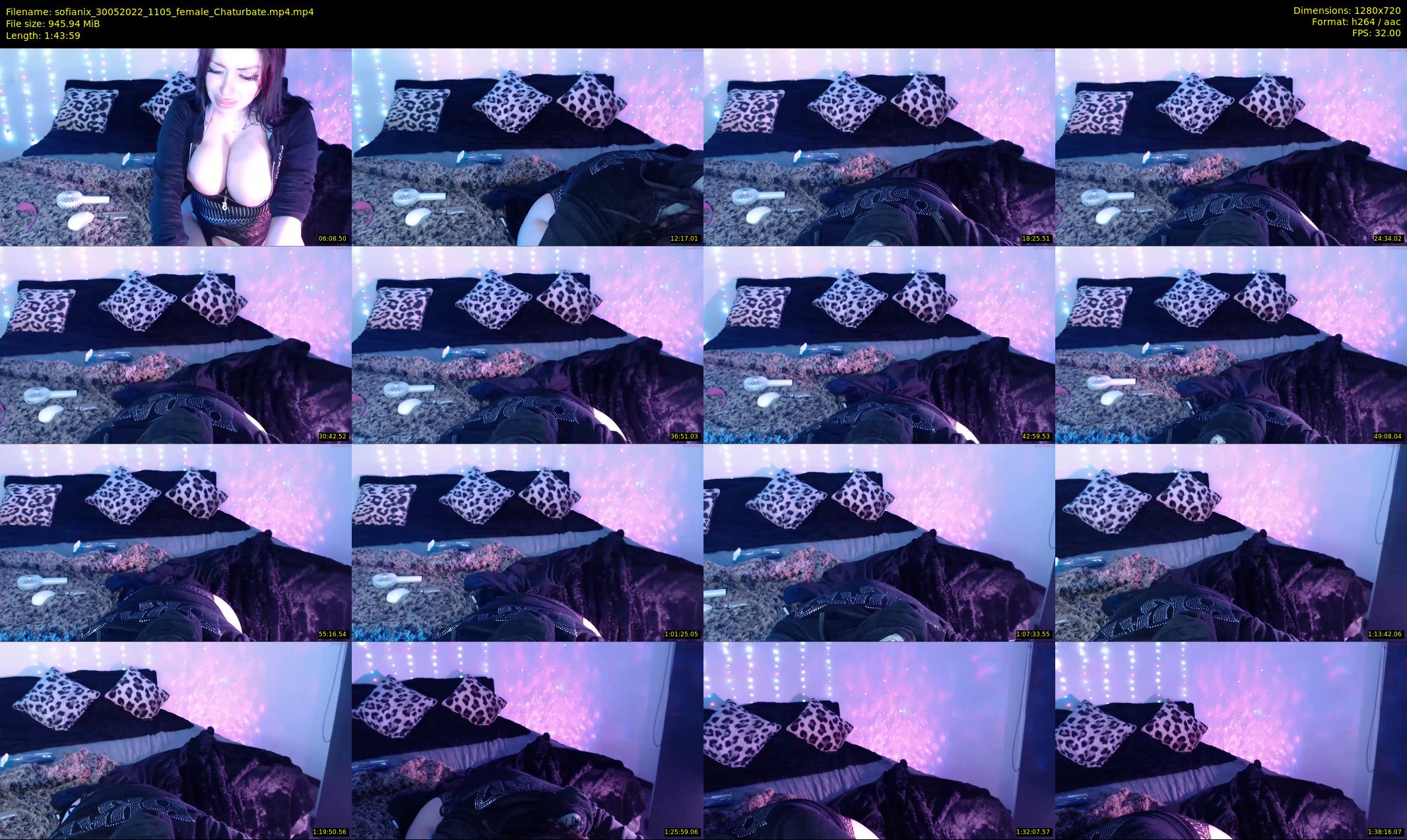 sofianix — 104 minute Chaturbate female cam show recording, 720p, May 30, 2022