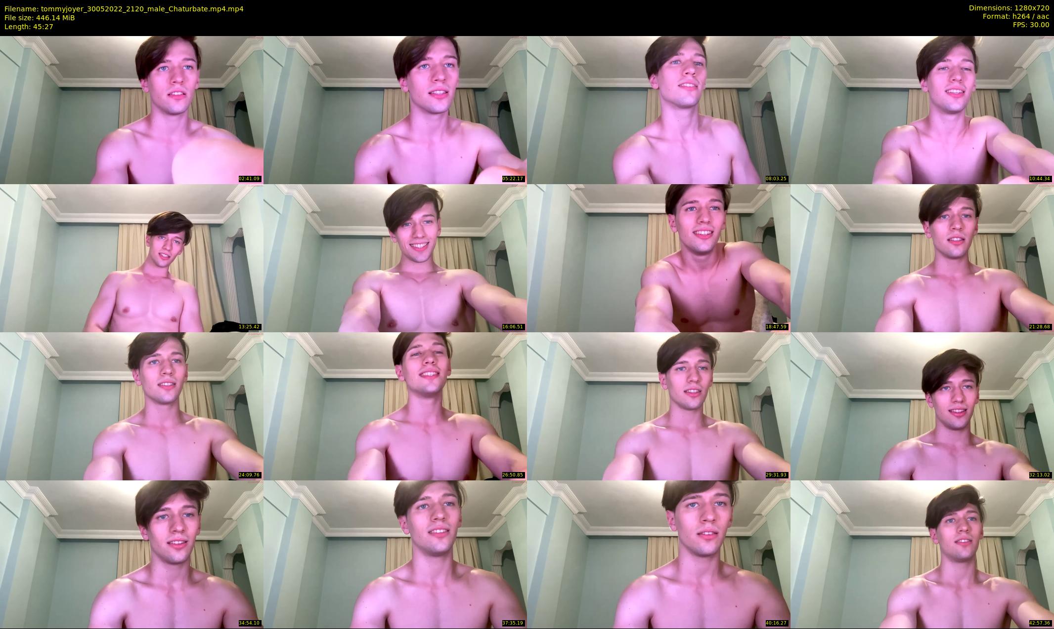 tommyjoyer — 46 minute Chaturbate male cam show recording, 720p, May 30, 2022