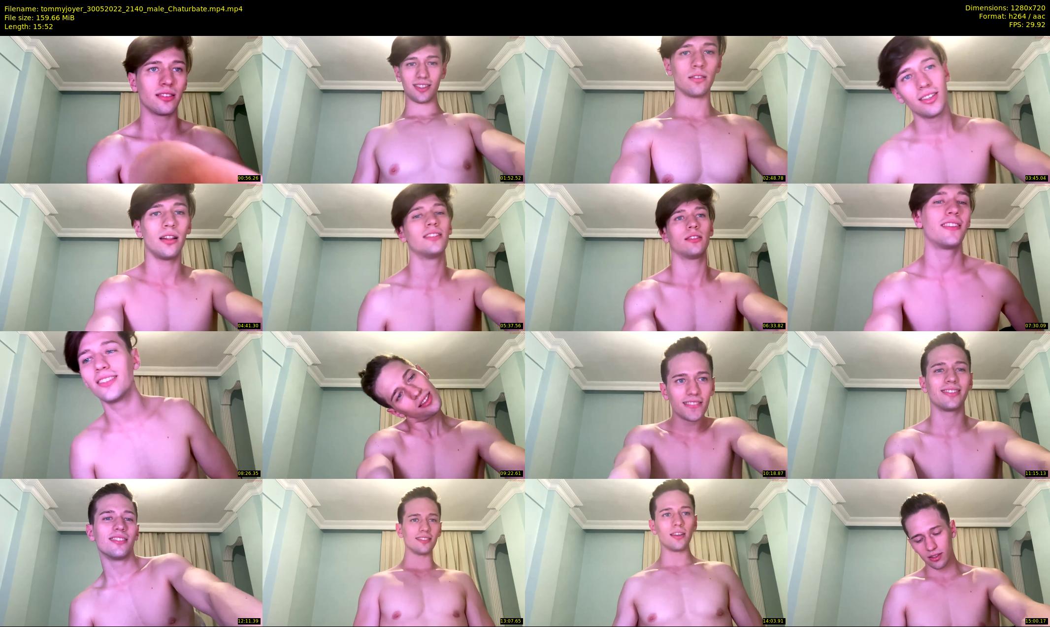 tommyjoyer — 16 minute Chaturbate male cam show recording, 720p, May 30, 2022