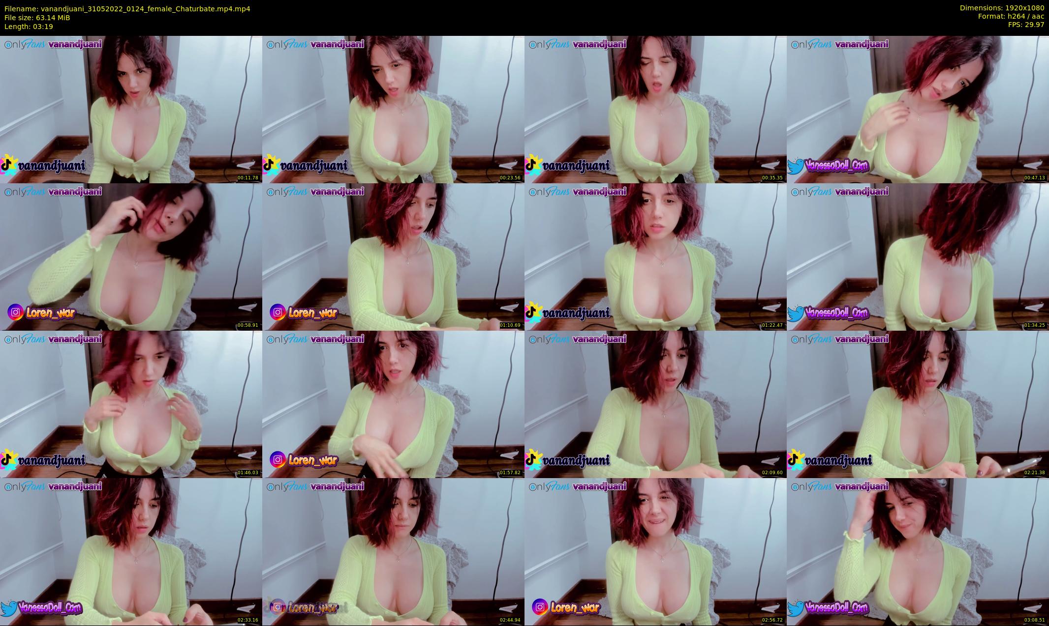 vanandjuani — 4 minute Chaturbate female cam show recording, 1080p, May 31, 2022