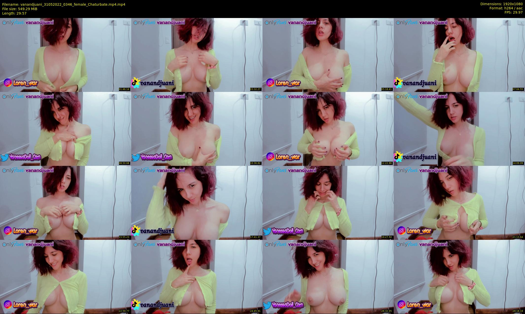 vanandjuani — 30 minute Chaturbate female cam show recording, 1080p, May 31, 2022