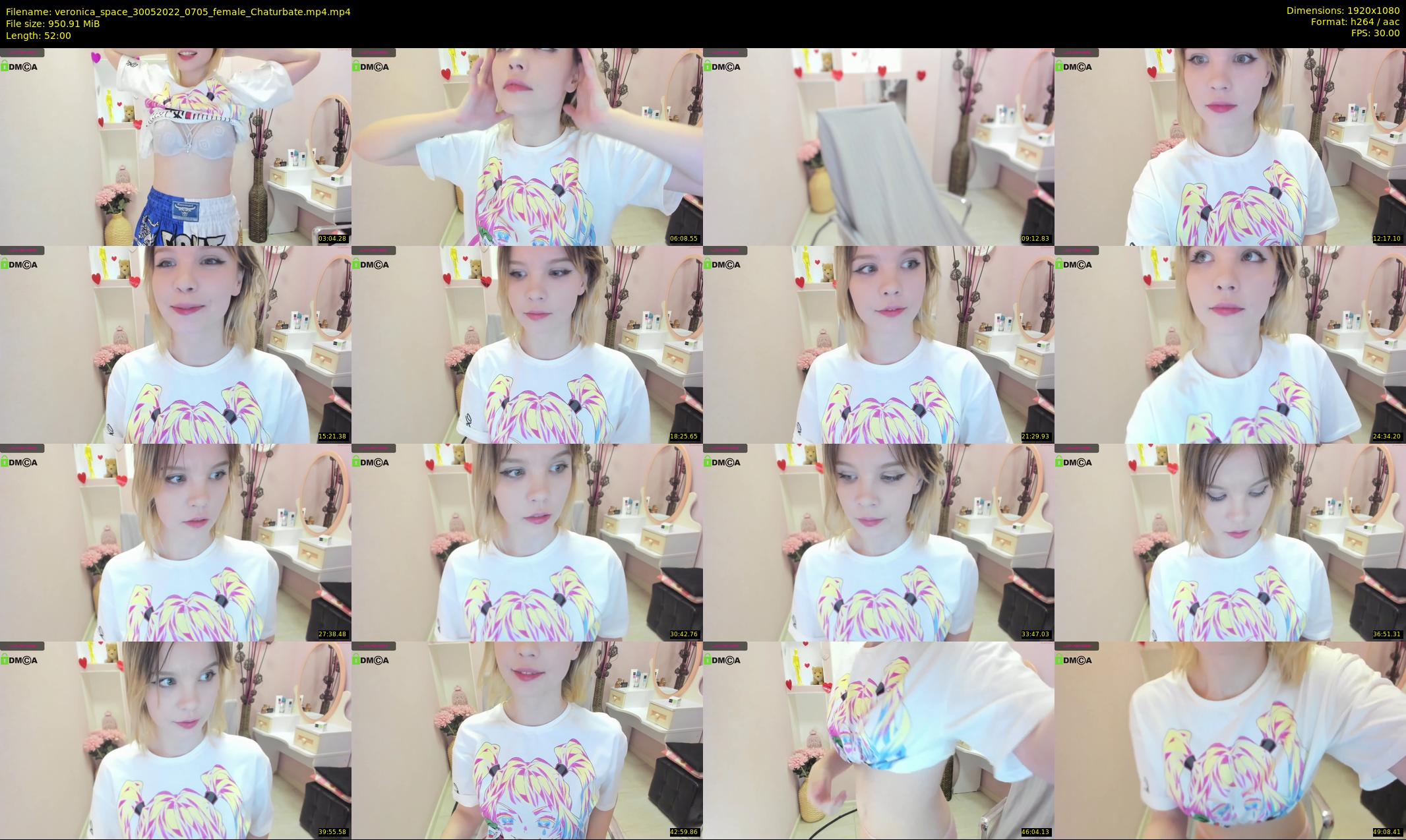 veronica_space — 52 minute Chaturbate female cam show recording, 1080p, May 30, 2022