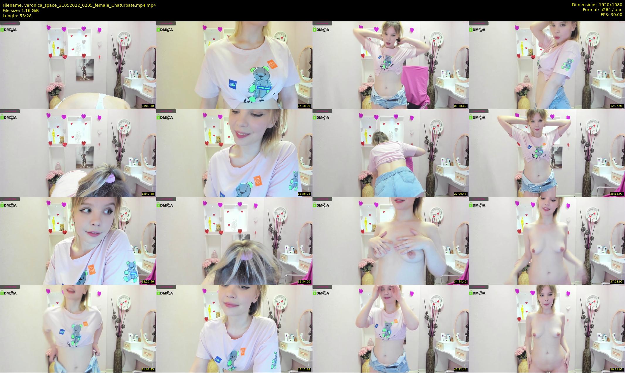 veronica_space — 54 minute Chaturbate female cam show recording, 1080p, May 31, 2022