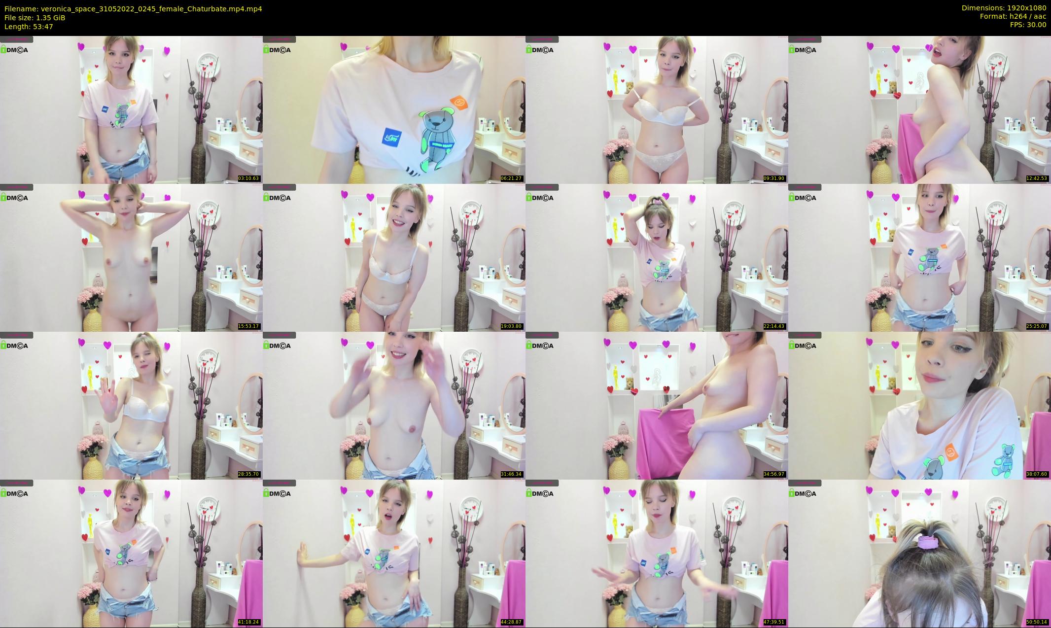veronica_space — 54 minute Chaturbate female cam show recording, 1080p, May 31, 2022