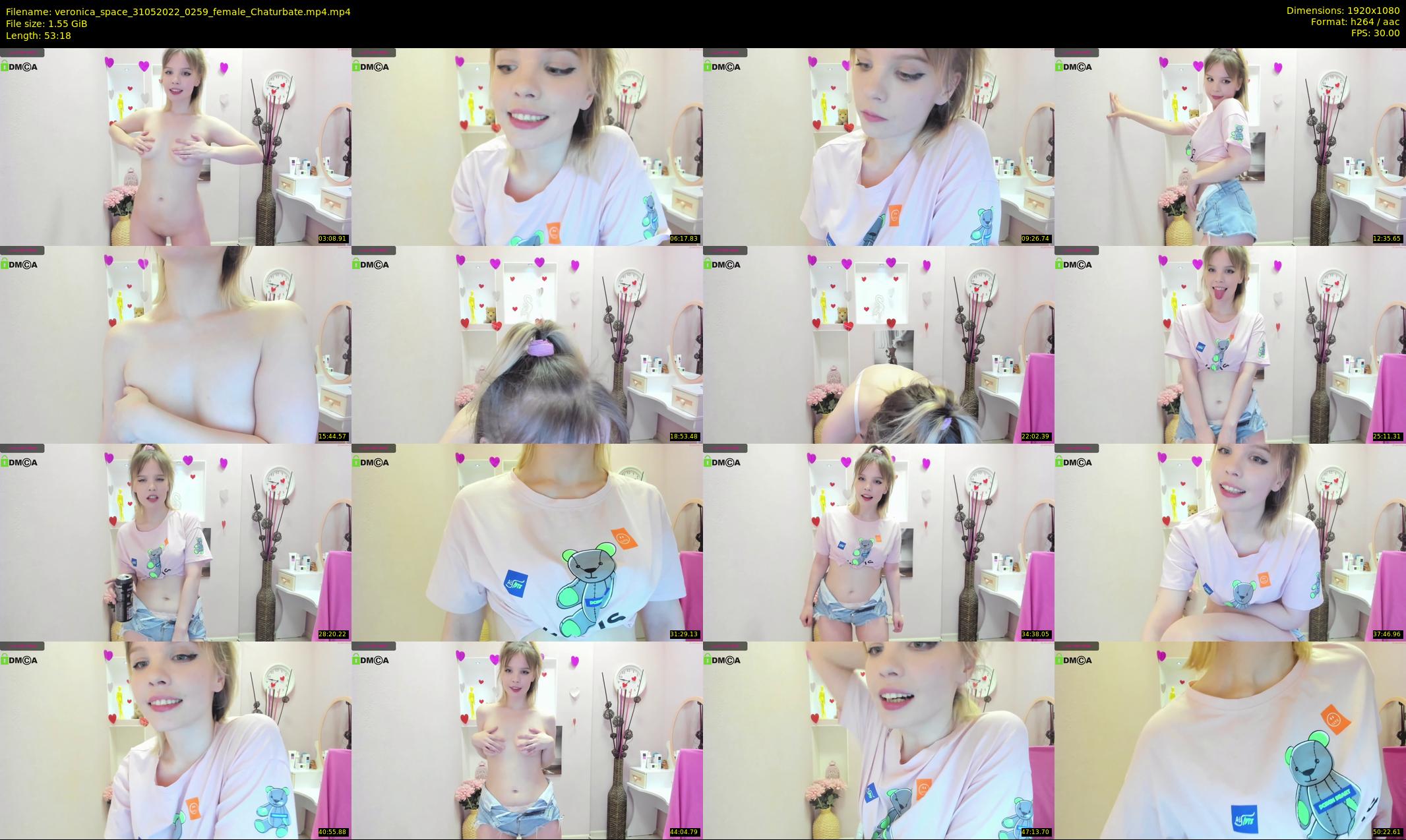 veronica_space — 54 minute Chaturbate female cam show recording, 1080p, May 31, 2022