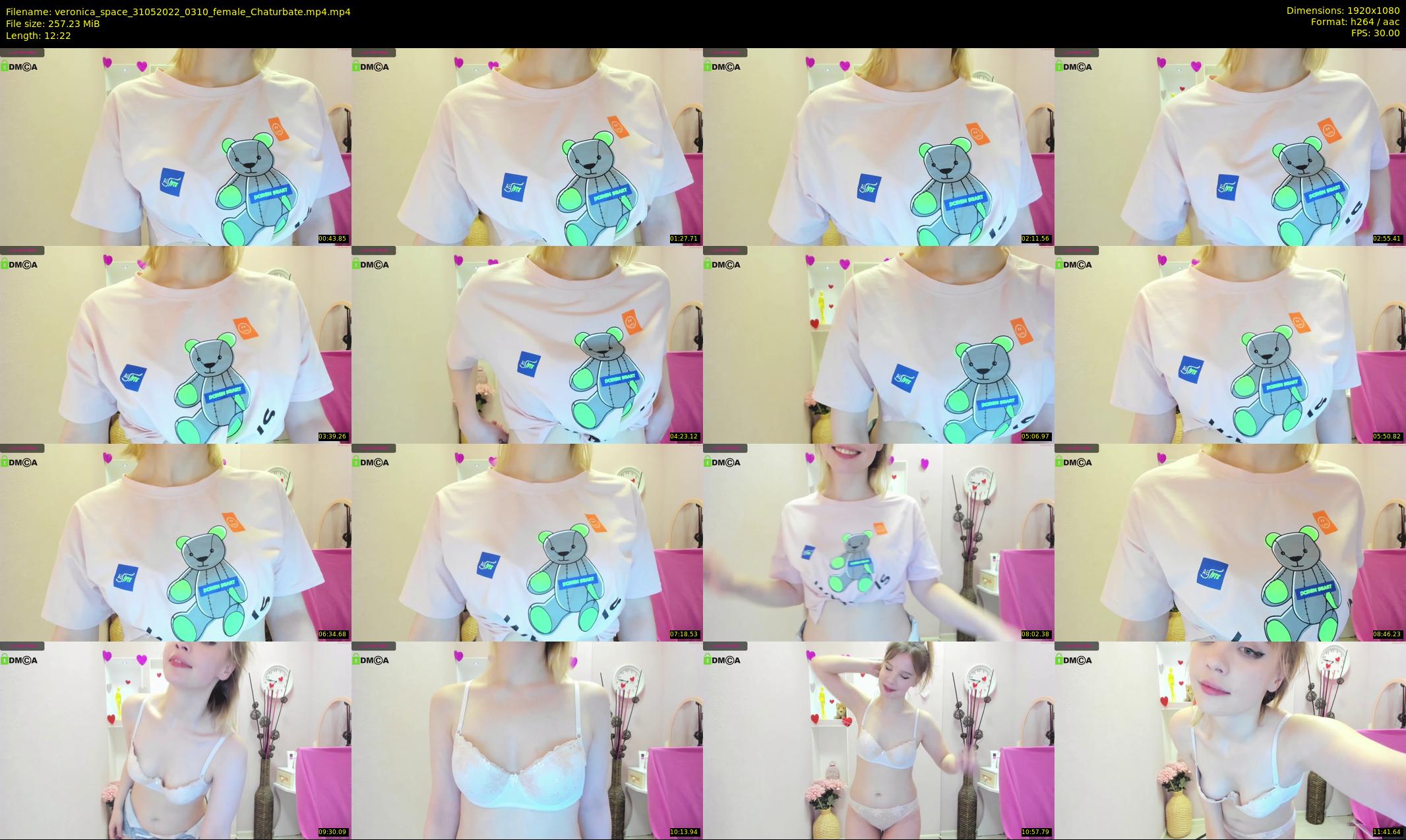 veronica_space — 13 minute Chaturbate female cam show recording, 1080p, May 31, 2022