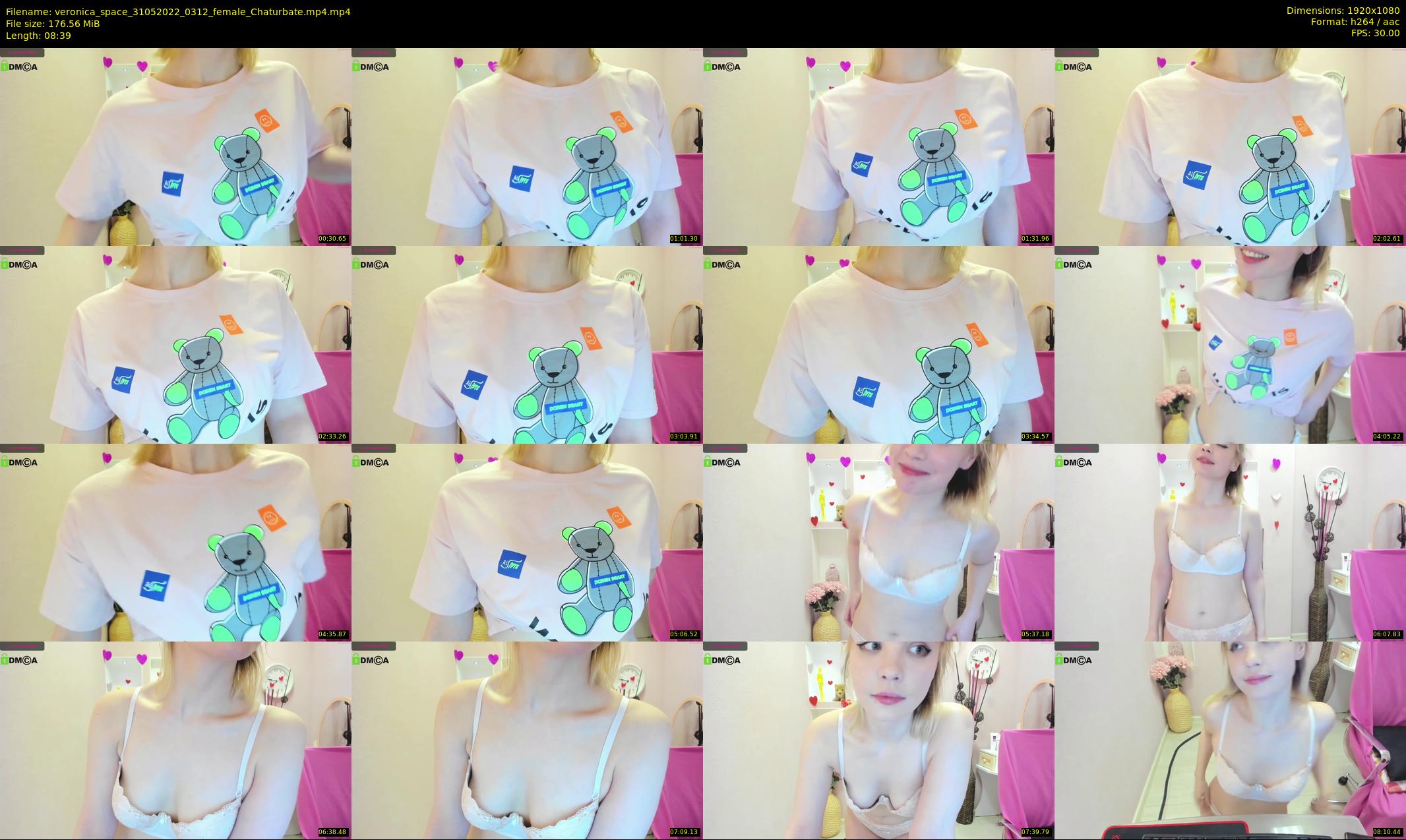 veronica_space — 9 minute Chaturbate female cam show recording, 1080p, May 31, 2022