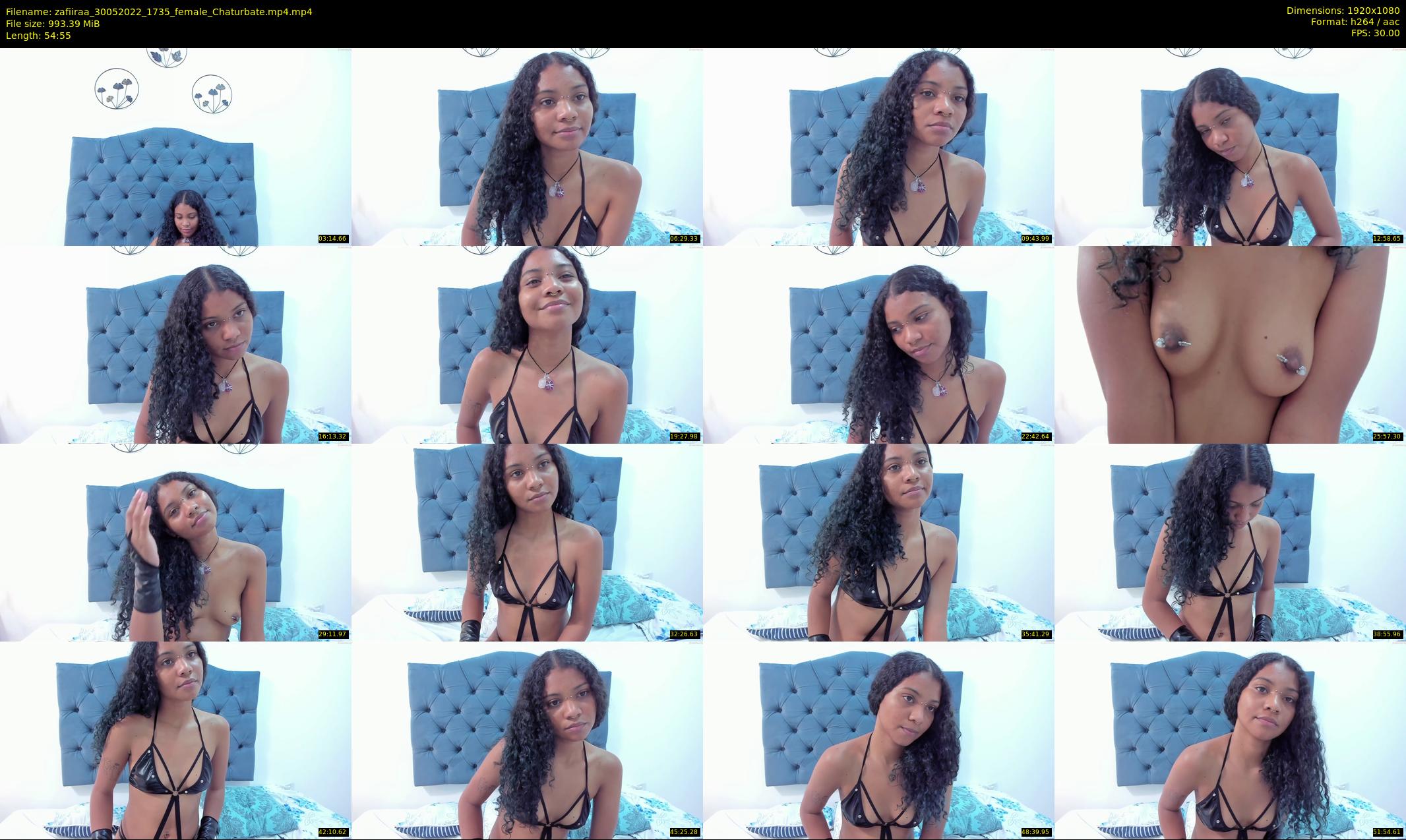 zafiiraa — 55 minute Chaturbate female cam show recording, 1080p, May 30, 2022