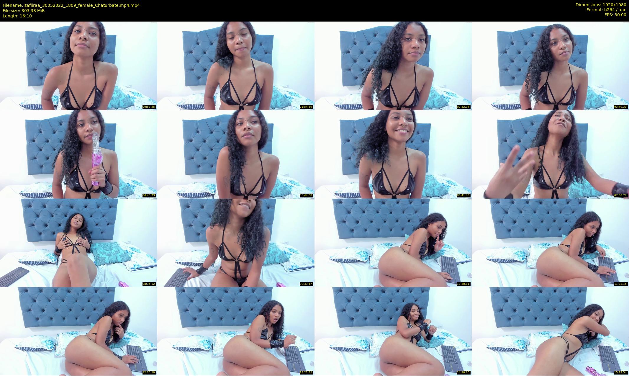 zafiiraa — 17 minute Chaturbate female cam show recording, 1080p, May 30, 2022